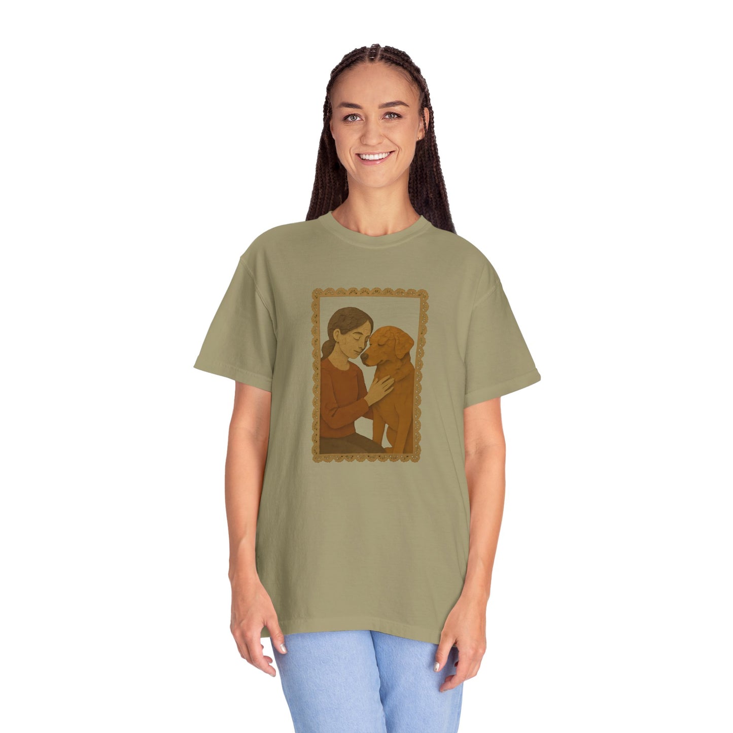 Dog Mom T-shirt - Unisex Garment-Dyed Tee for Pet Lovers
