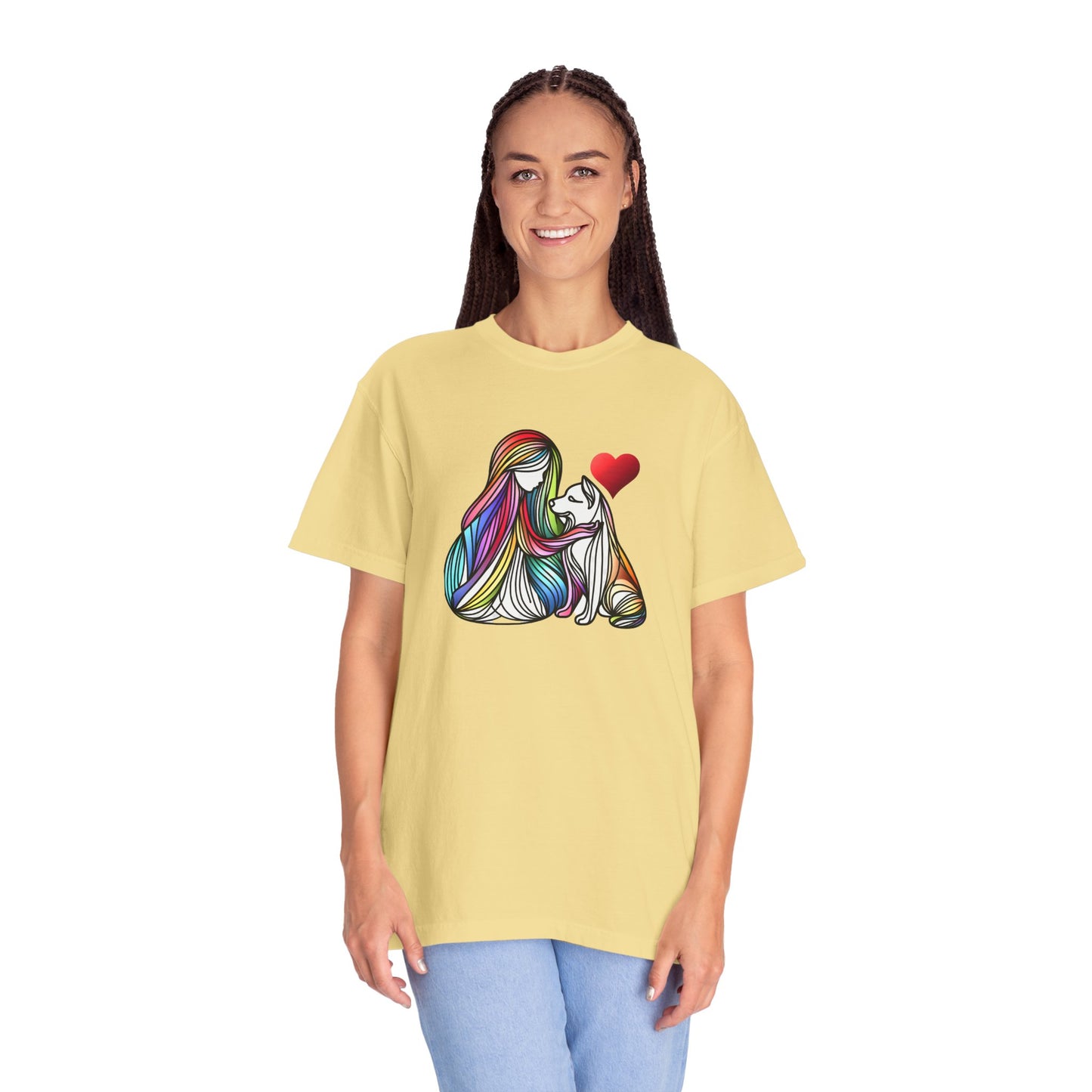 Colorful Dog Love T-Shirt