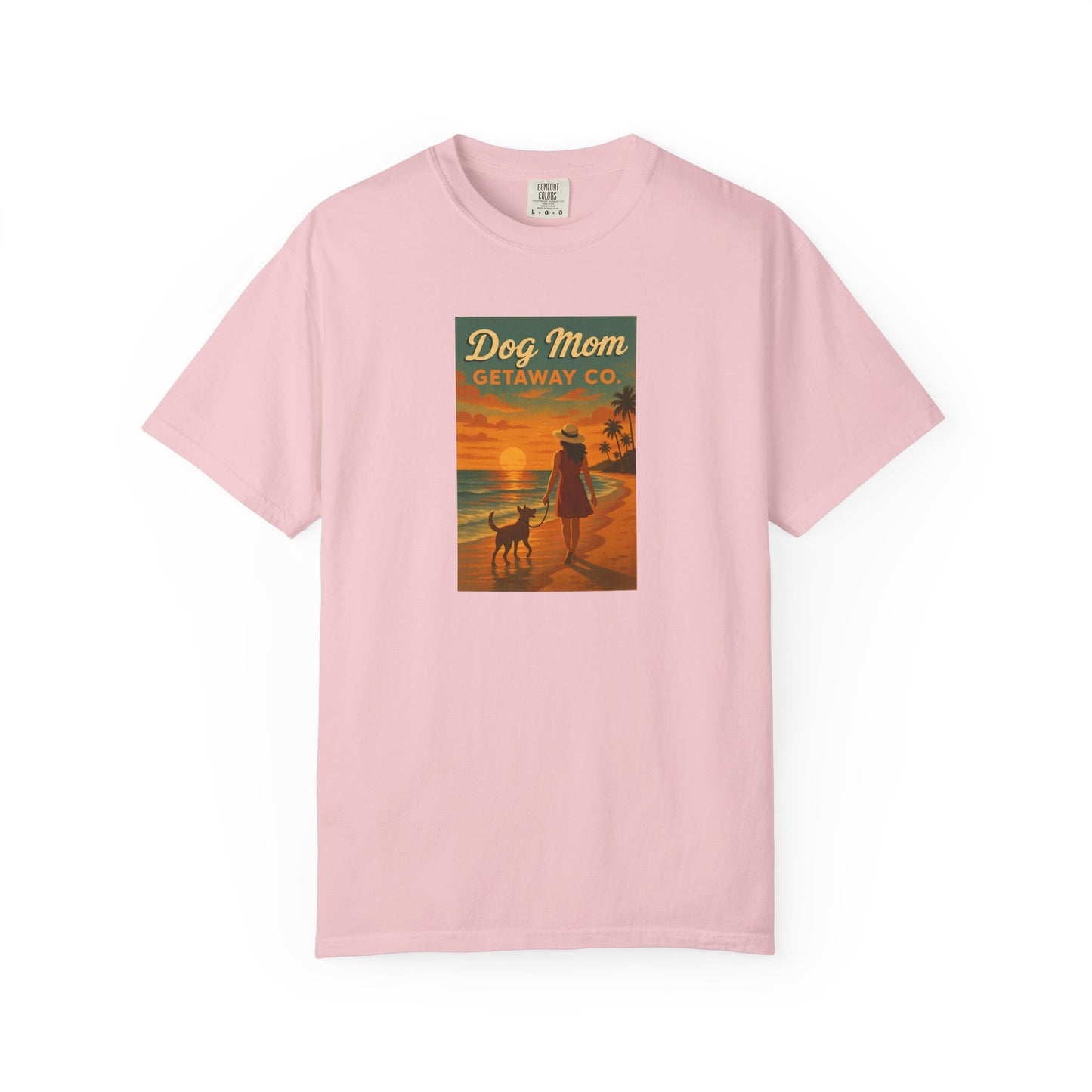 Dog Mom Sunset VacationTee