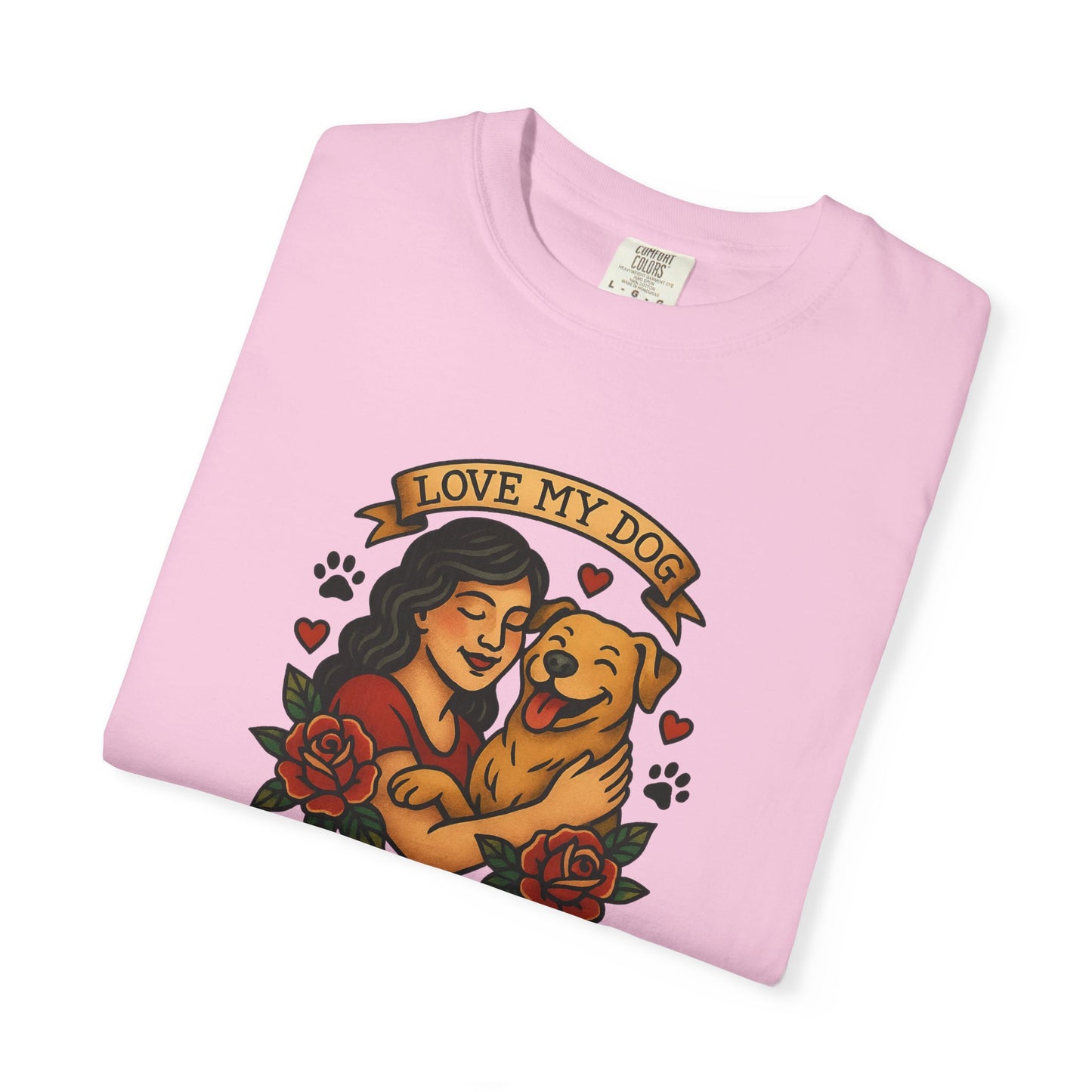Love My Dog T-Shirt, Cute Dog Lover Tee, Pet Owner Gift, Adoption Awareness Shirt, Casual Everyday Wear
