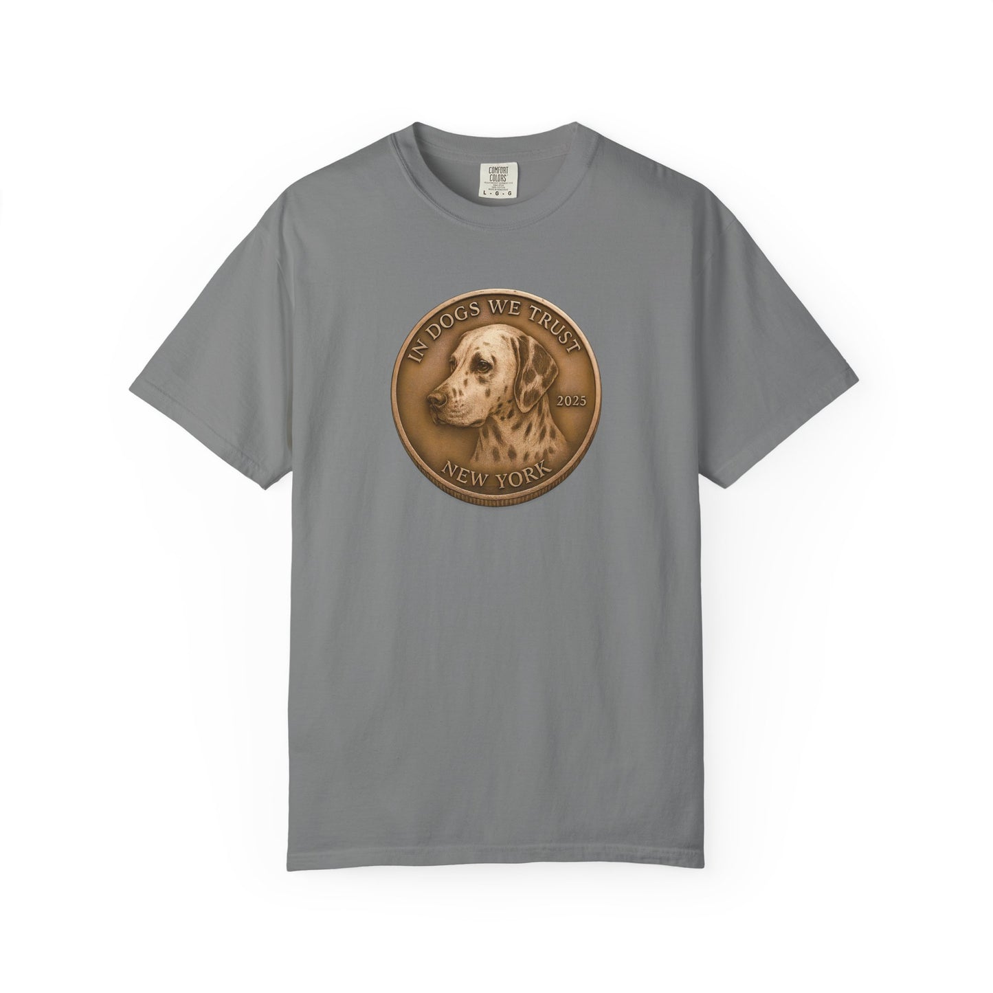 New York State Coin T-Shirt Collection - Proud Dog Breed Illustrations