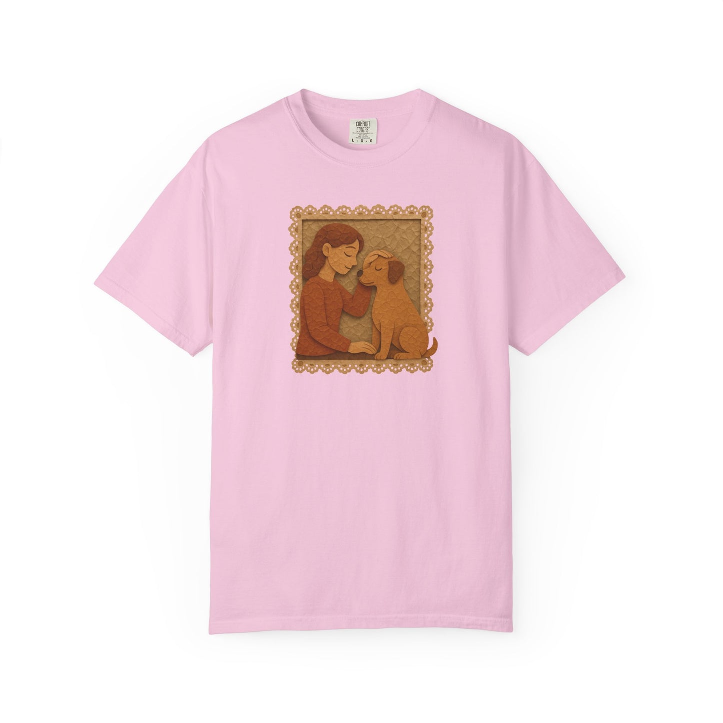 Dog Mom T-shirt - Unisex Garment-Dyed Tee for Dog Lovers