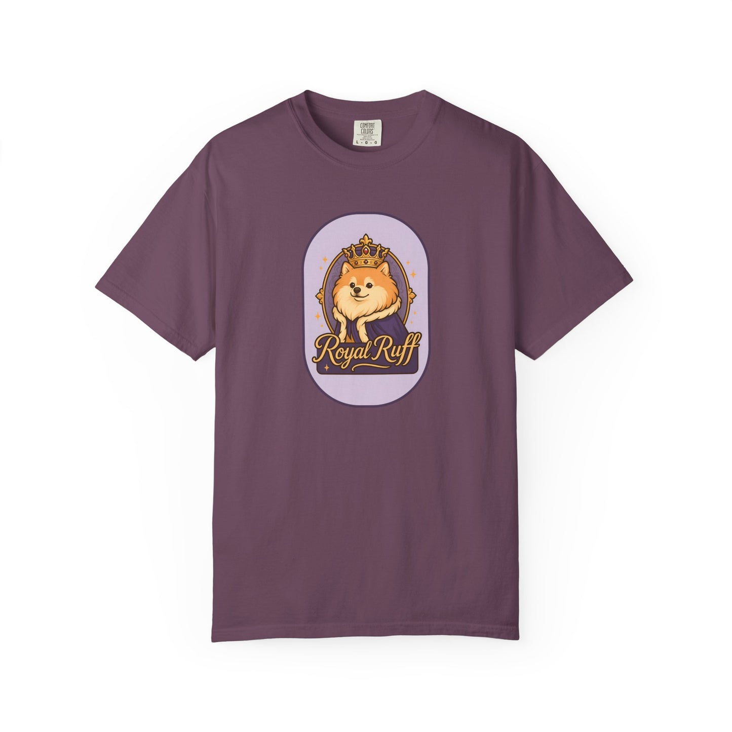 Dog Lover's Royal Ruff T-Shirt - Unisex Funny Pet Tee, Gift for Dog Parents, Cute Animal Shirt, Pet Memorial, Birthday Gift