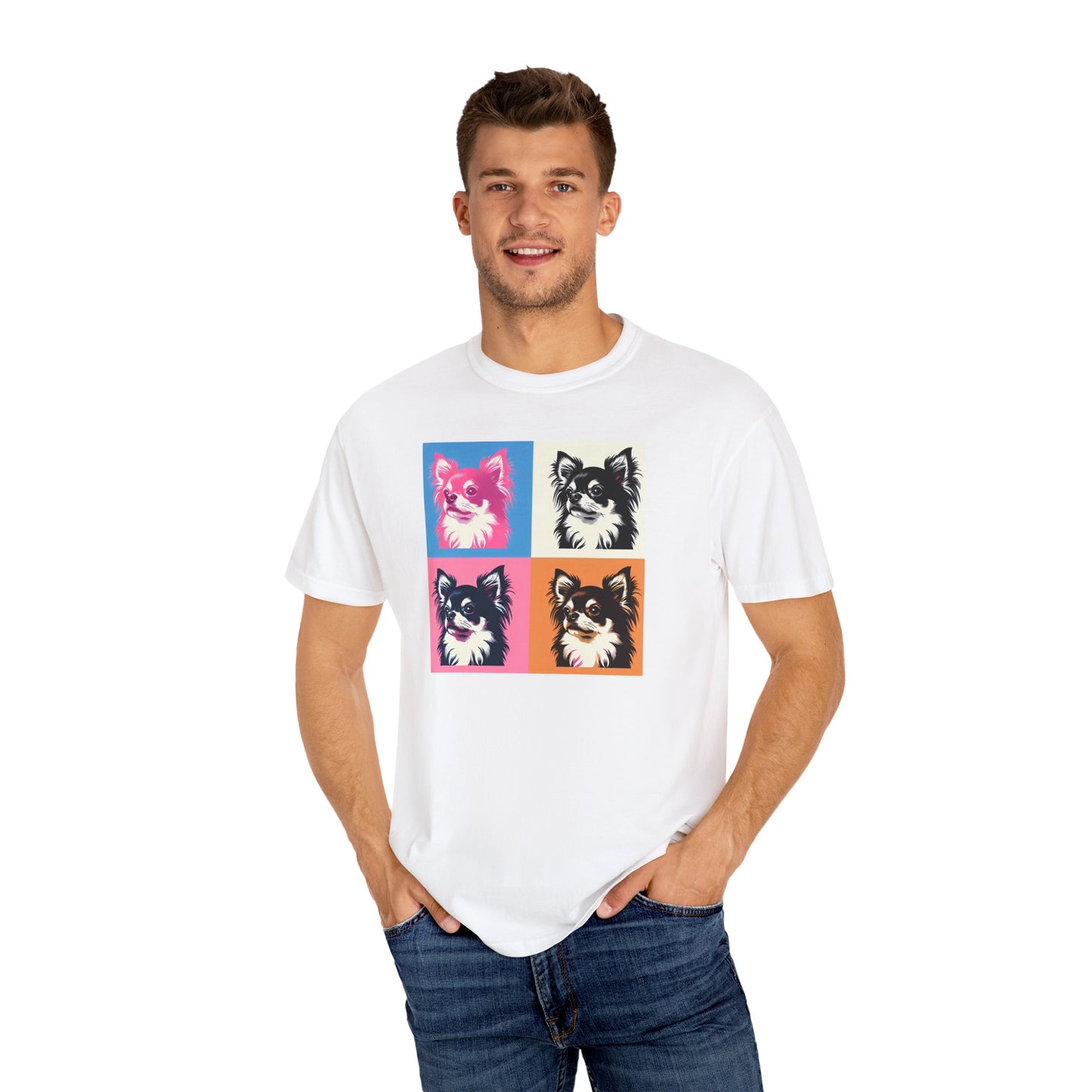 Colorful Chihuahua Unisex T-Shirt - Fun & Playful Pet Lover Gift