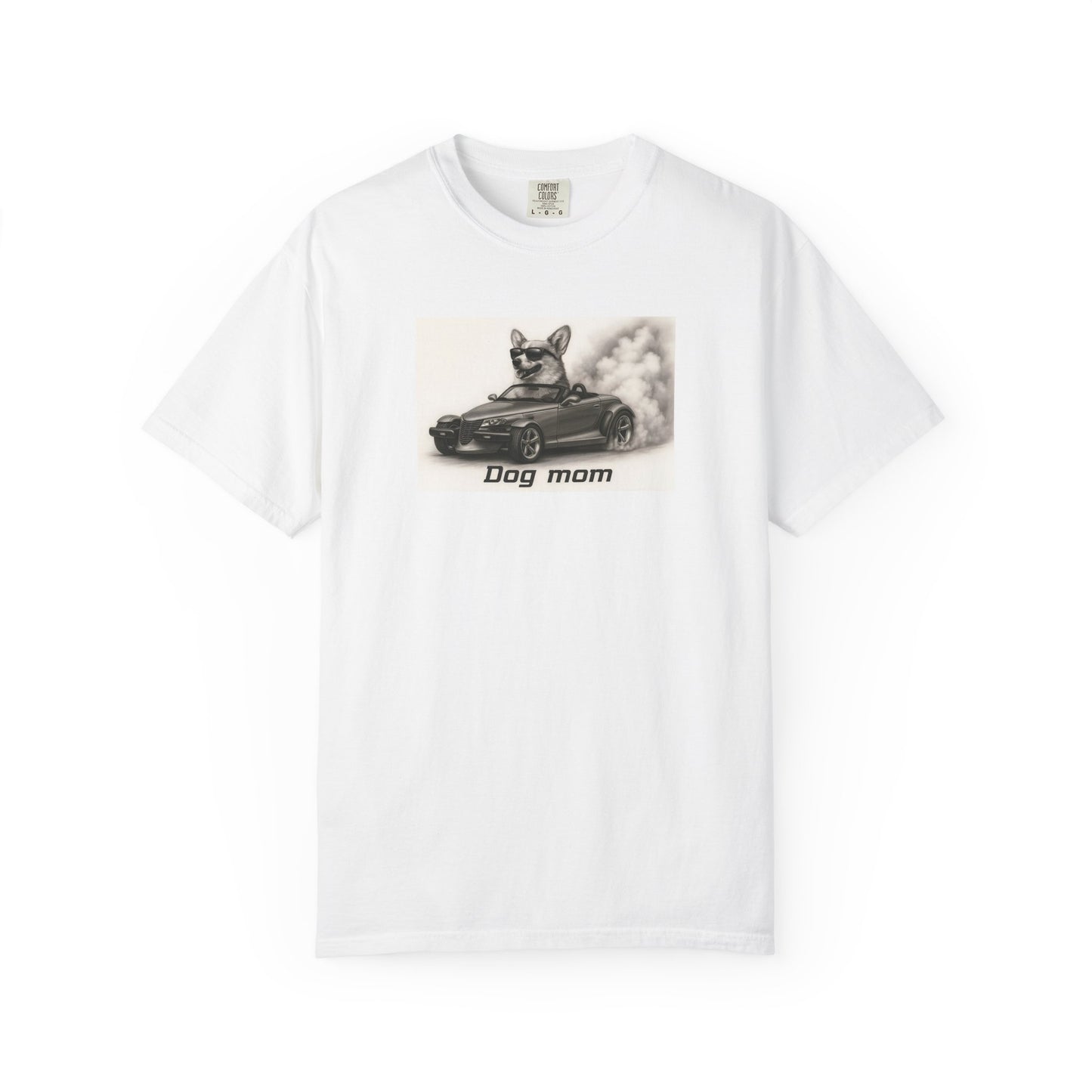Dog Mom - Corgi - “Cool Dogs in Cool Cars” T-Shirt Collection