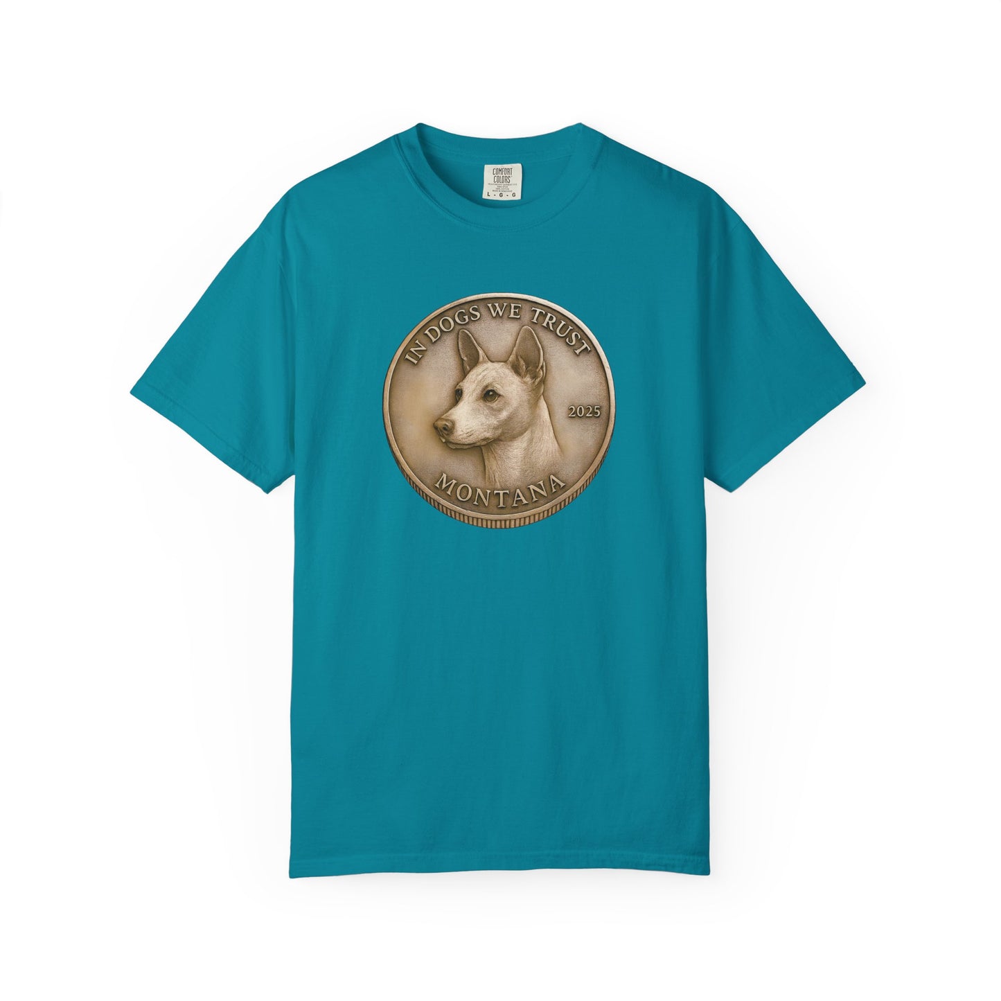 Montana State Coin T-Shirt Collection - Proud Dog Breed Illustrations