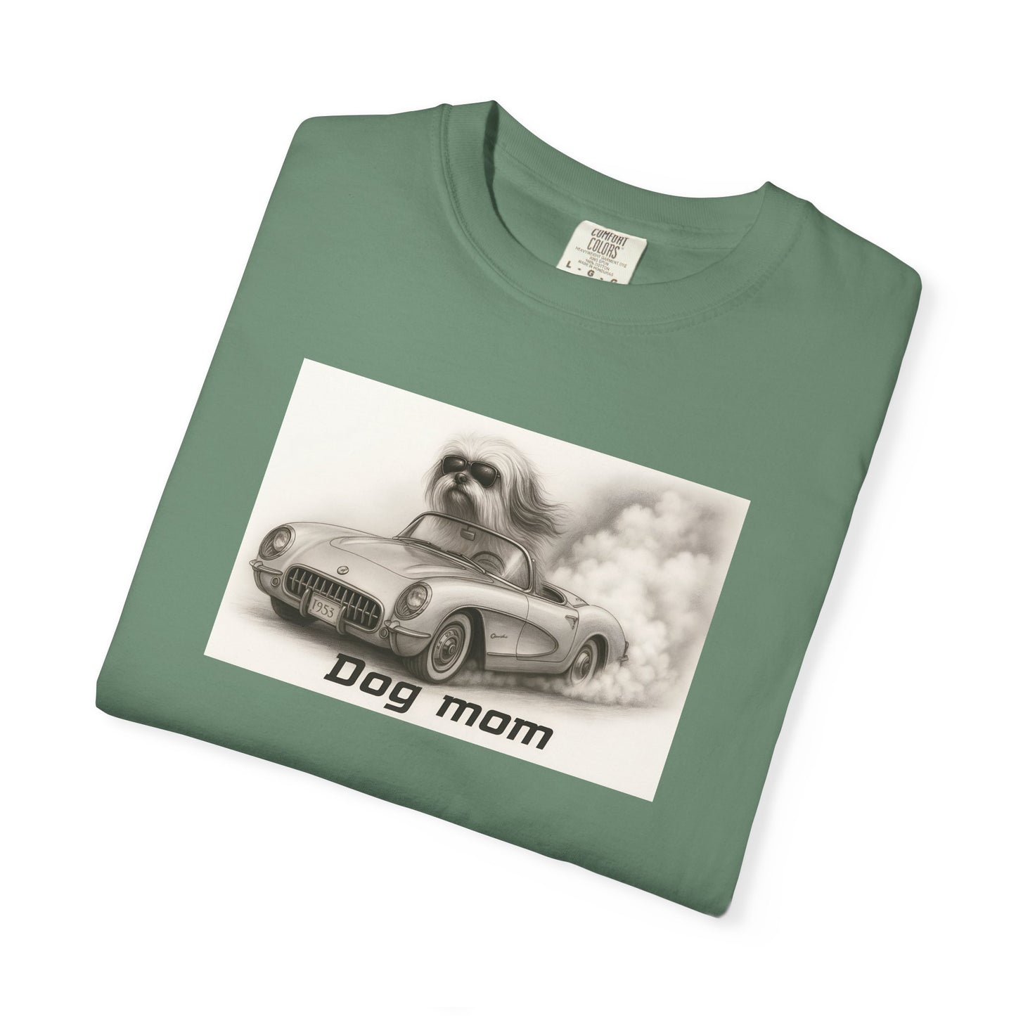 Dog Mom - Lhasa Apso- “Cool Dogs in Cool Cars” T-Shirt Collection! 🐶🚗