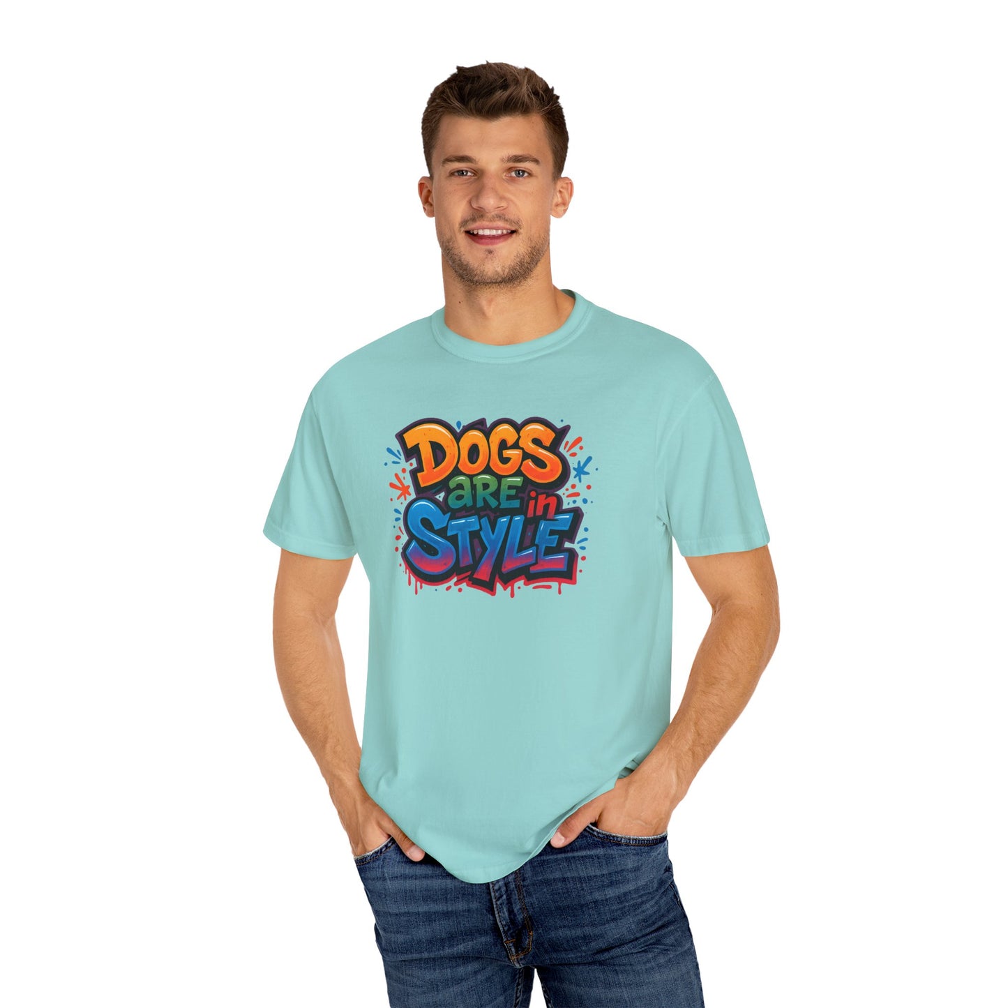 Stylish Dog Lovers T-Shirt - "Dogs are in STYLE"
