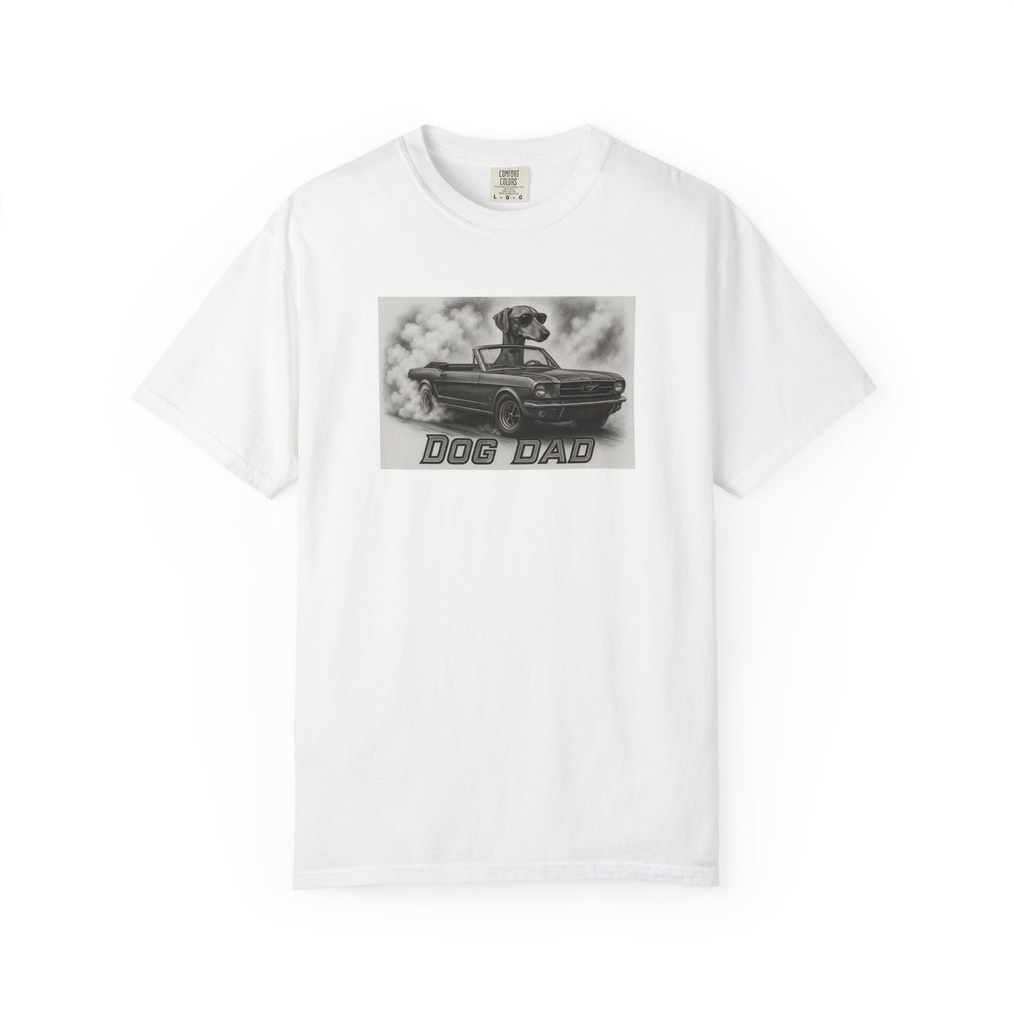 Dog Dad - Azawakh - Cool Dogs in Cool Cars T-Shirt Collection | Funny Dog Lover Apparel for Men
