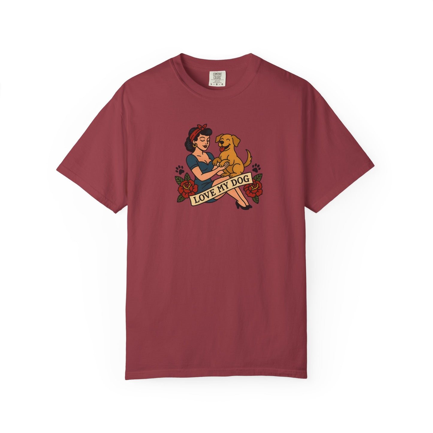 Love My Dog - T-Shirt, Perfect for Pet Owners, Gifts for Dog Lovers, Casual Wear, Love My Dog Shirt, Animal Lover Tee