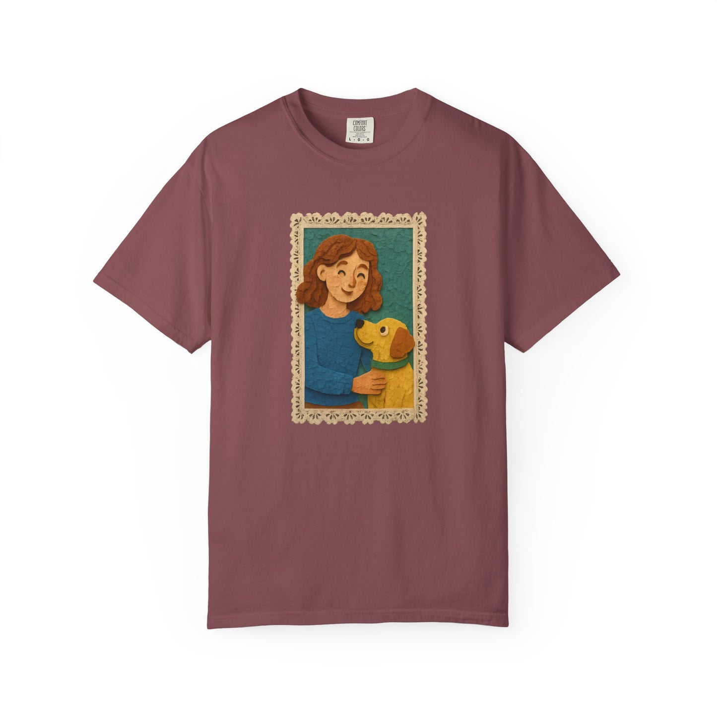 Dog Mom T-shirt - Unisex Garment-Dyed Tee for Pet Lovers