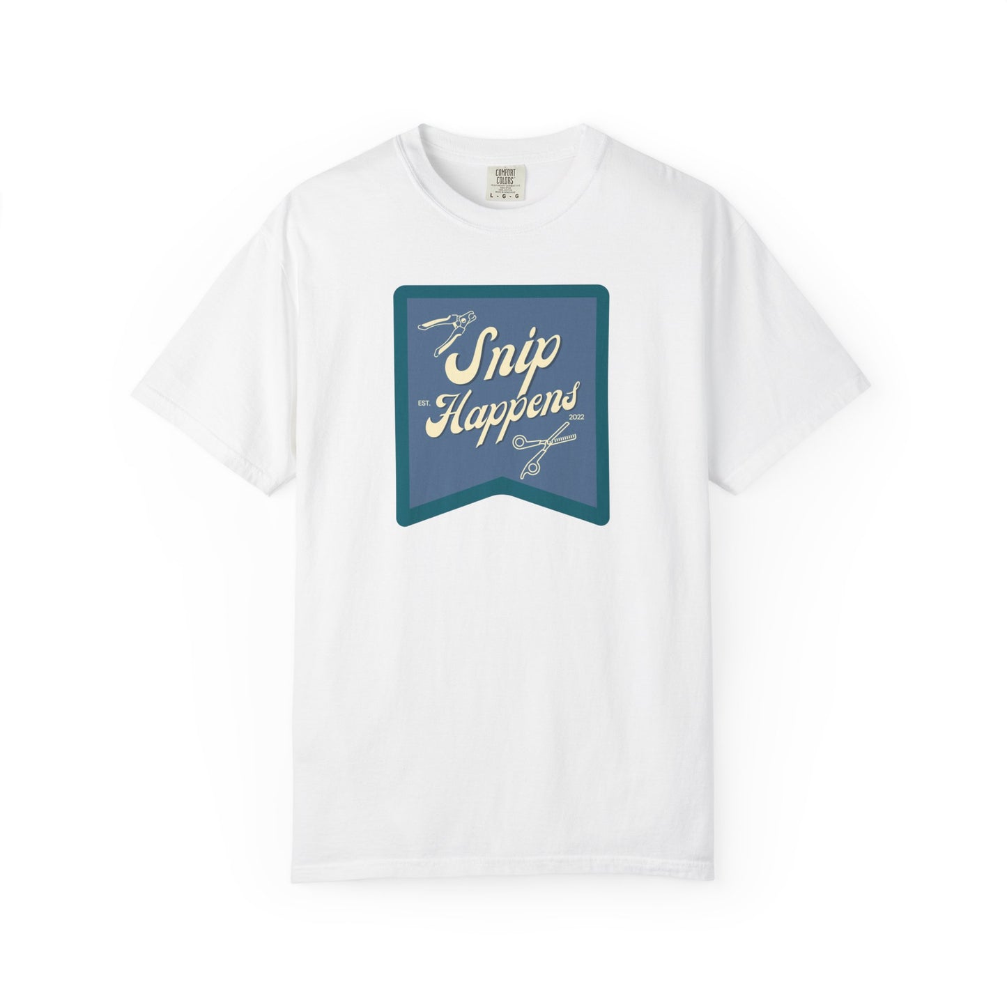 Snip Happens Unisex Garment-Dyed T-Shirt - Fun & Casual Apparel for Stitching Lovers