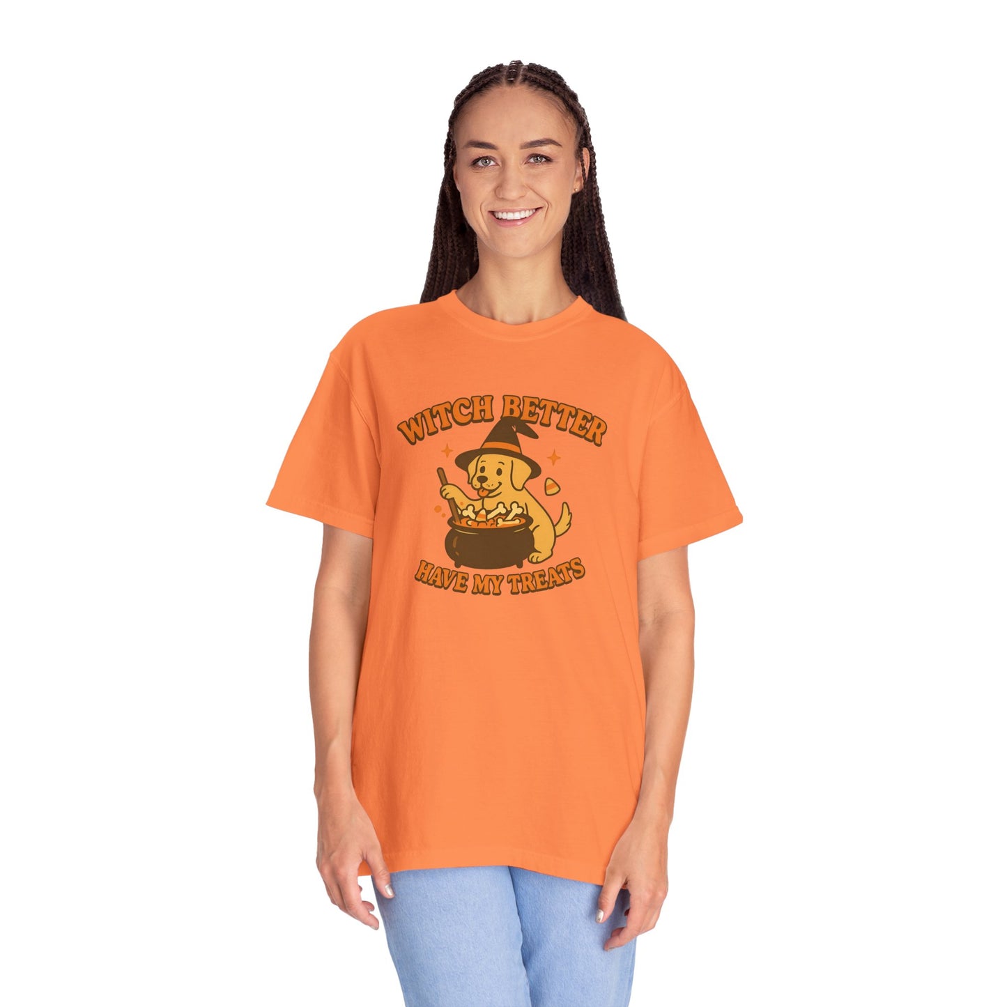 Funny Dog Halloween T-Shirt, Witch Better Have My Treats Tee, Unisex Graphic Shirt, Pet Lover Gift, Cute Dog Shirt, Spooky Season Apparel