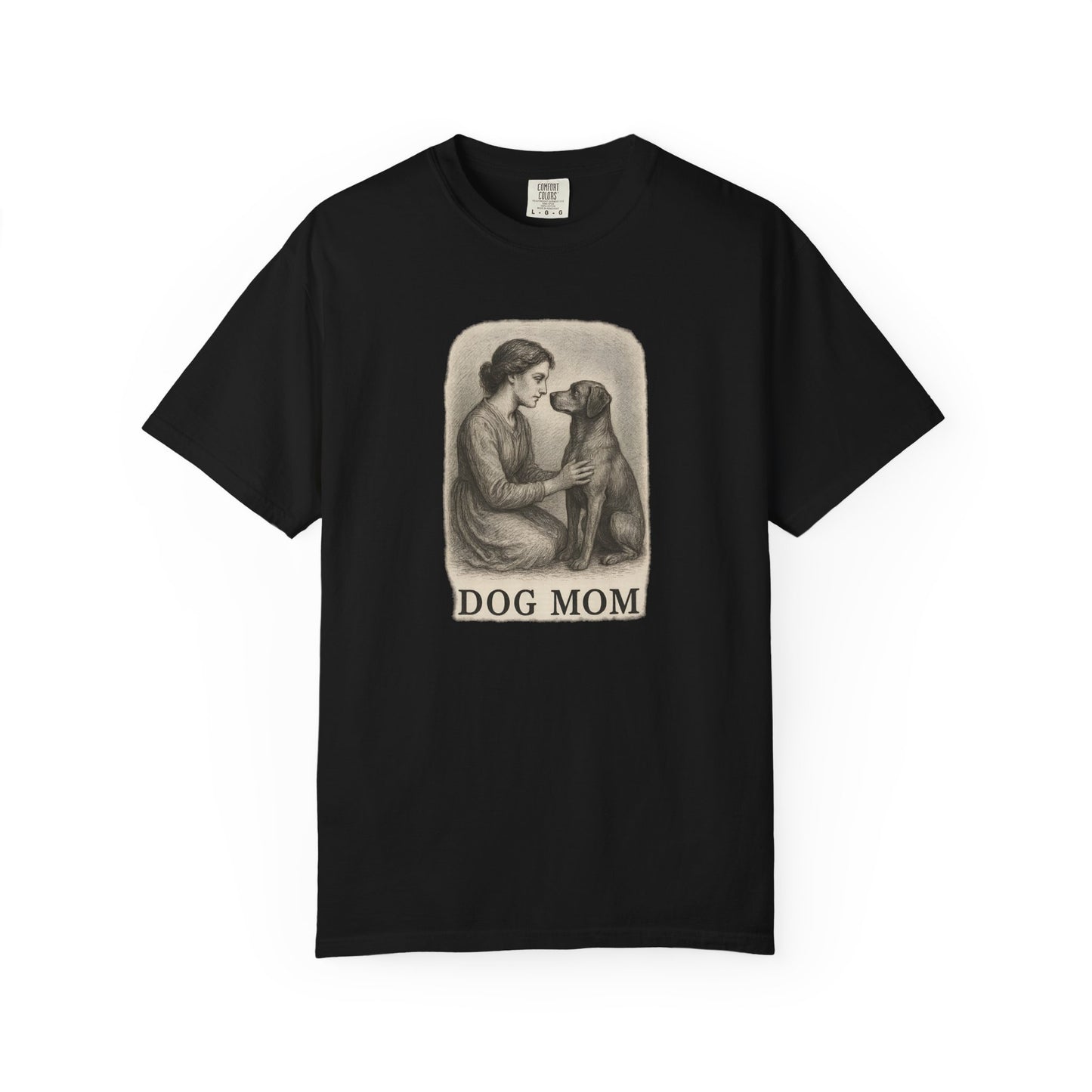 Dog Mom Unisex T-Shirt, Cozy Gift for Pet Lovers, Vintage Style Tee, Cute Dog Owner Shirt, Ideal for Birthdays and Holidays