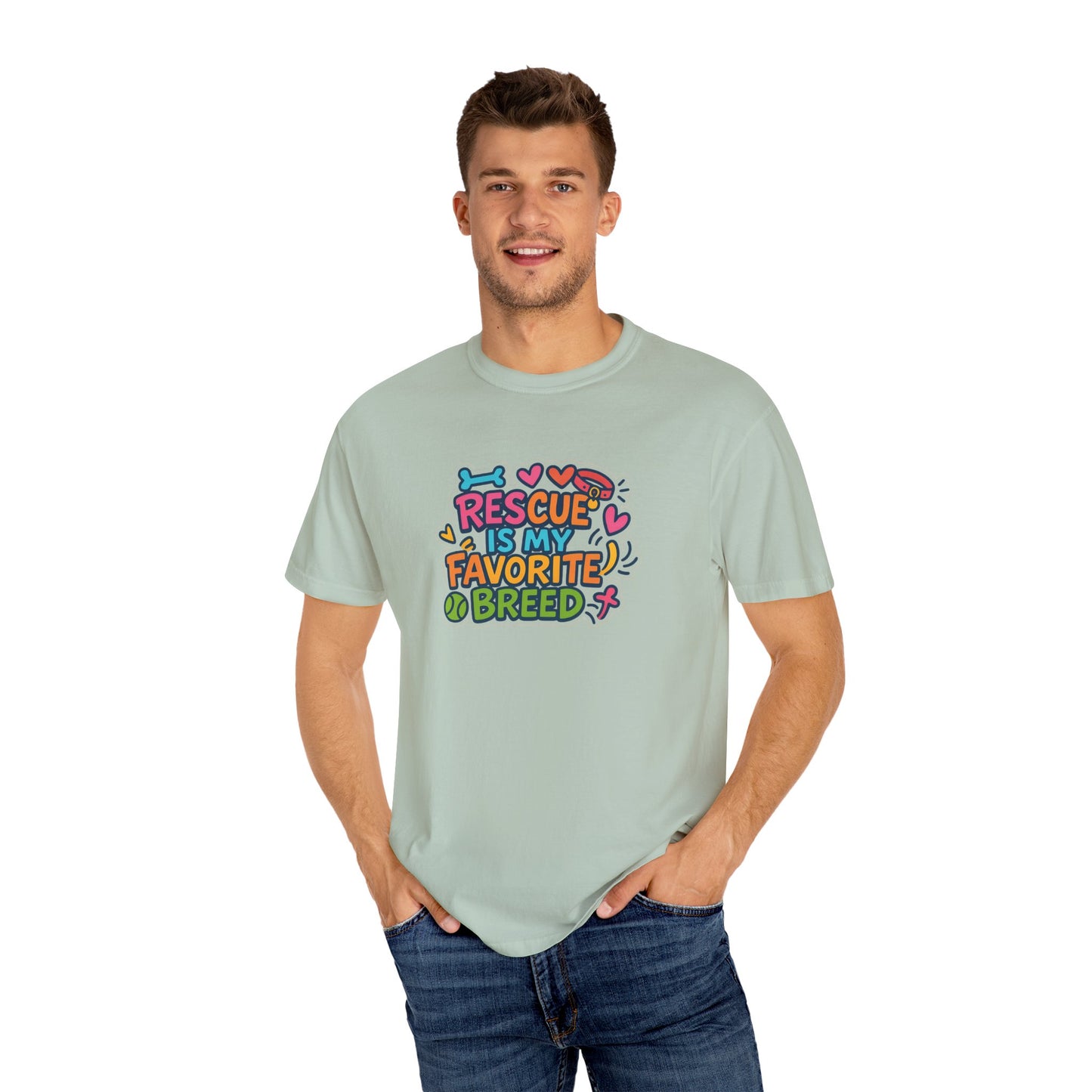 Rescue Dog Lover Unisex T-Shirt - Perfect Gift for Pet Owners, Animal Rescue Support, Casual Wear, Dog Adoption Events, Animal Lovers [...]