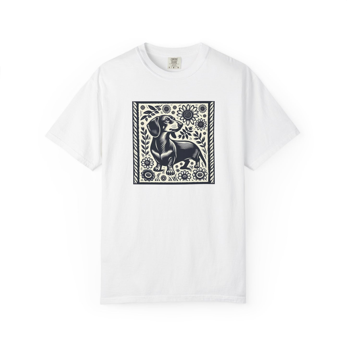 Dachshund Floral T-Shirt - Perfect for Dog Lovers