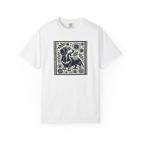 Dachshund Floral T-Shirt - Perfect for Dog Lovers