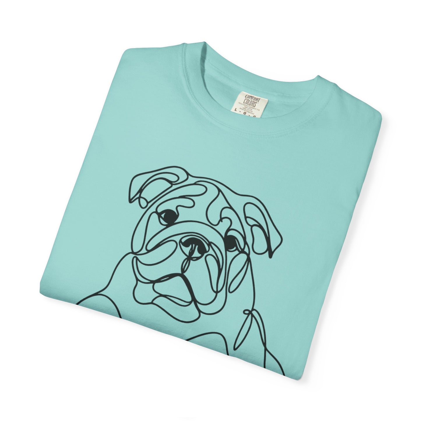 Bulldog Line Art Unisex T-Shirt - Perfect for Dog Lovers & Casual Days