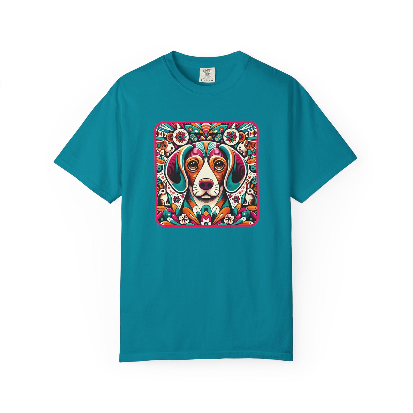 Colorful Dog Art Unisex T-Shirt - Perfect for Animal Lovers