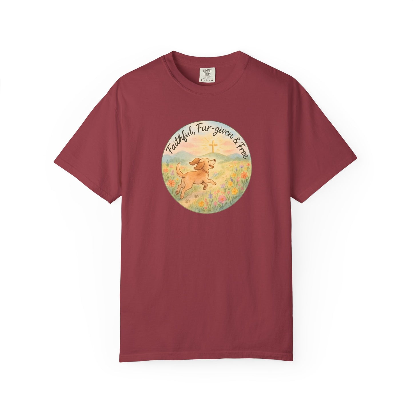 Faithful Dog Lover T-Shirt, Garment-Dyed Tee, Perfect Gift for Dog Owners, Pet Lovers, Animal Rescue Advocates, Casual Wear