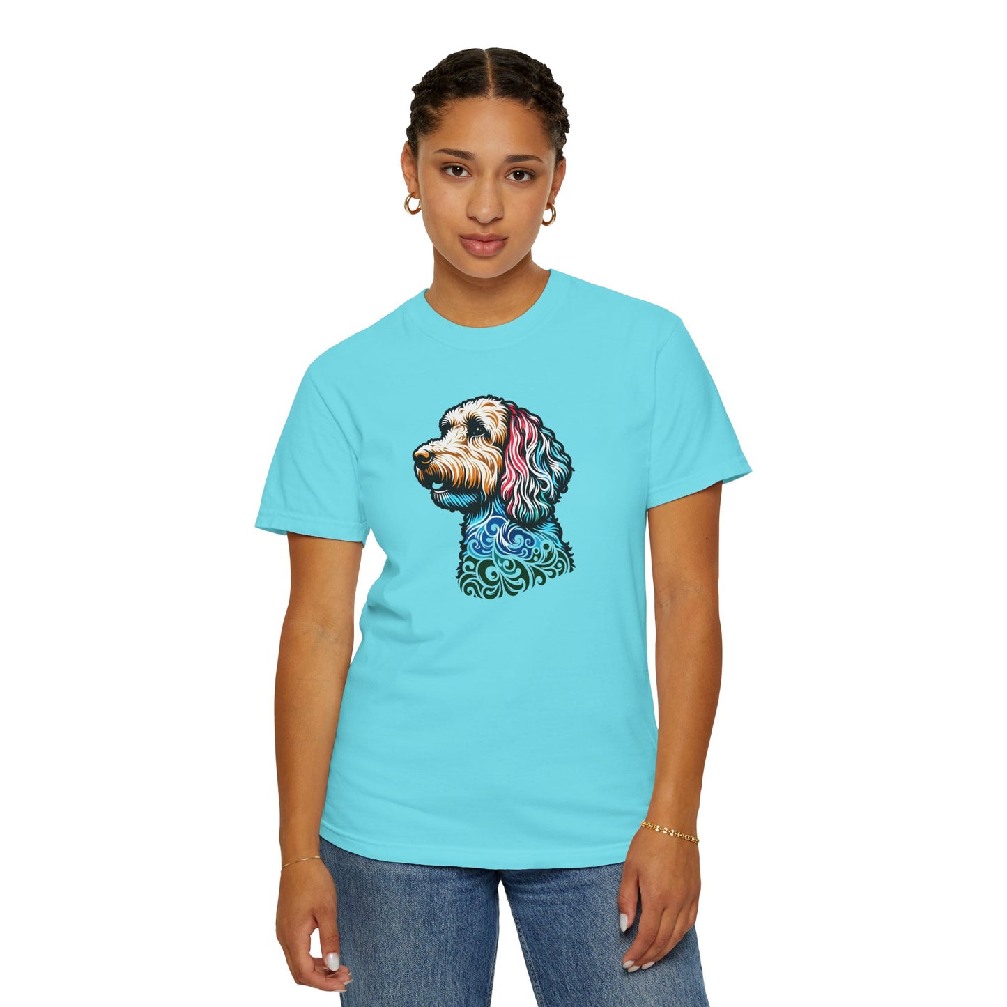 Labradoodle Love Tee – Color Splash Edition