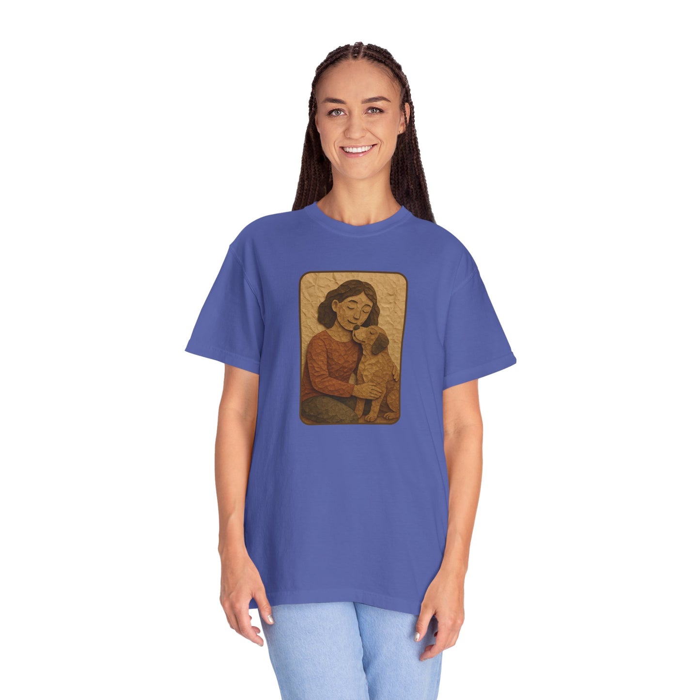 Dog Mom T-shirt - Unisex Garment-Dyed Tee for Pet Lovers