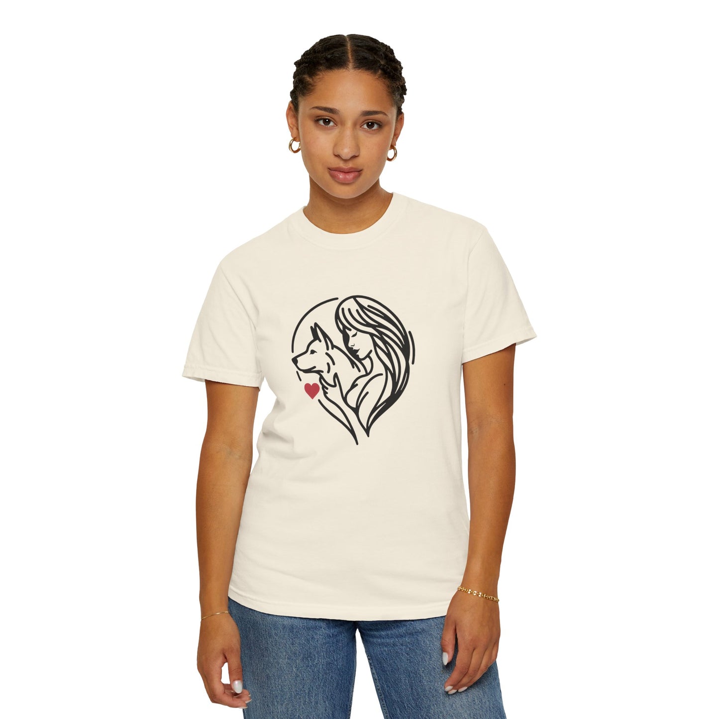 Stylish Pet Lover T-Shirt, Dog Mom Gift, Family Matching Tees, Animal Lover Apparel, Casual Everyday Wear
