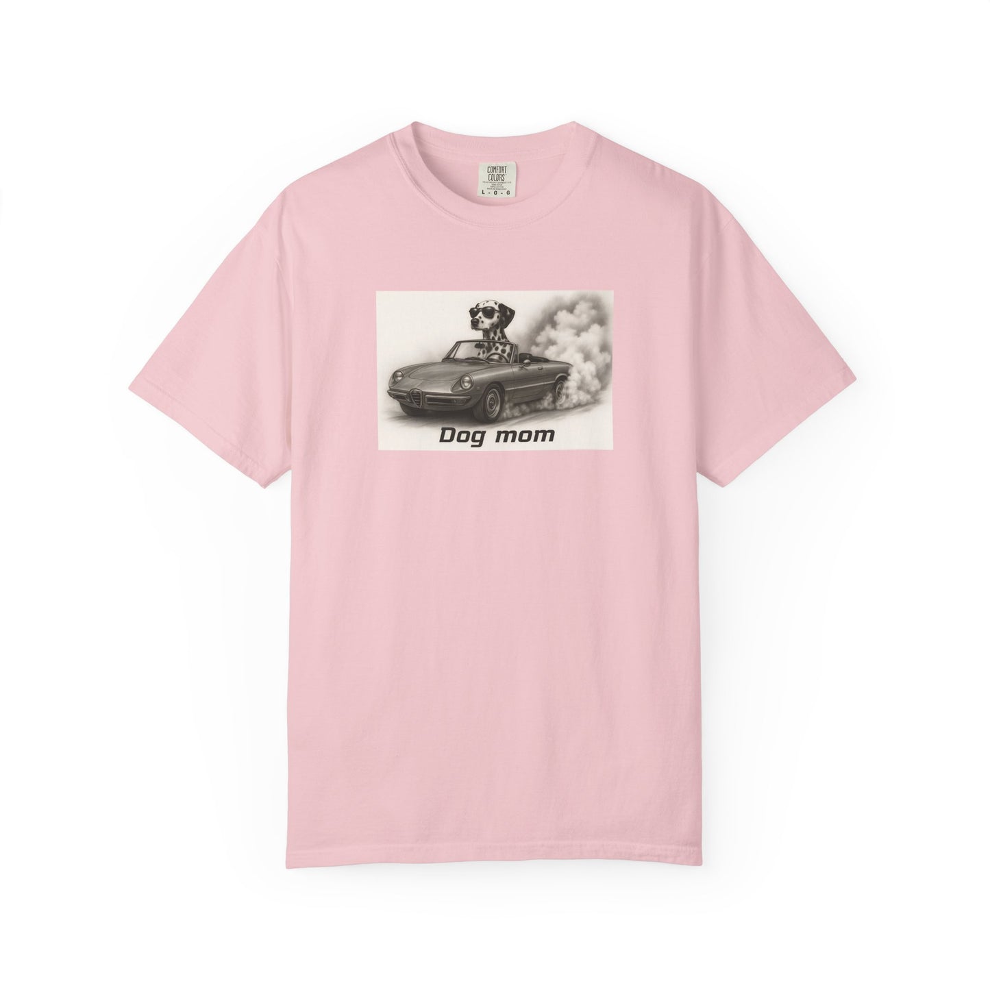 Dog Mom - Dalmatian - “Cool Dogs in Cool Cars” T-Shirt Collection