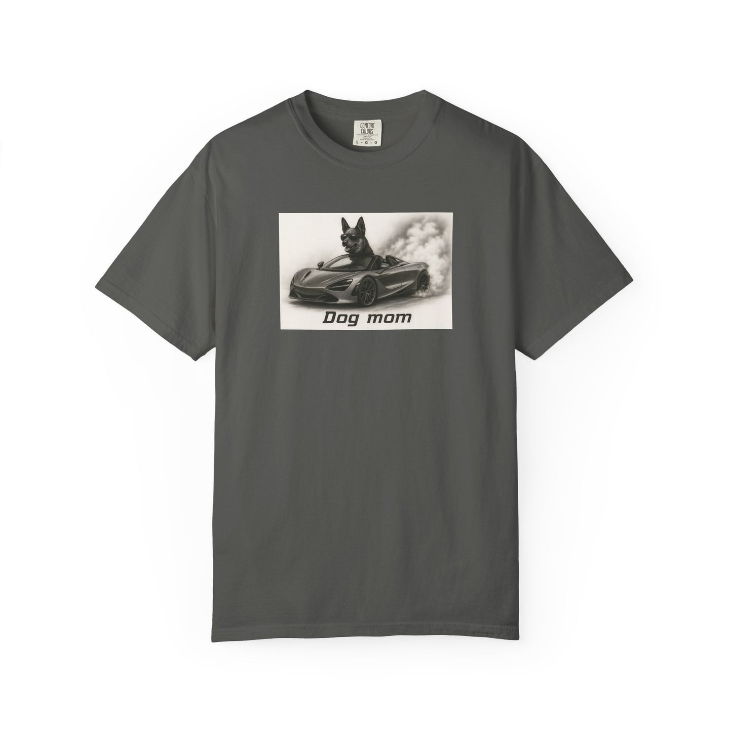 Dog Mom - Blue Heeler - “Cool Dogs in Cool Cars” T-Shirt Collection