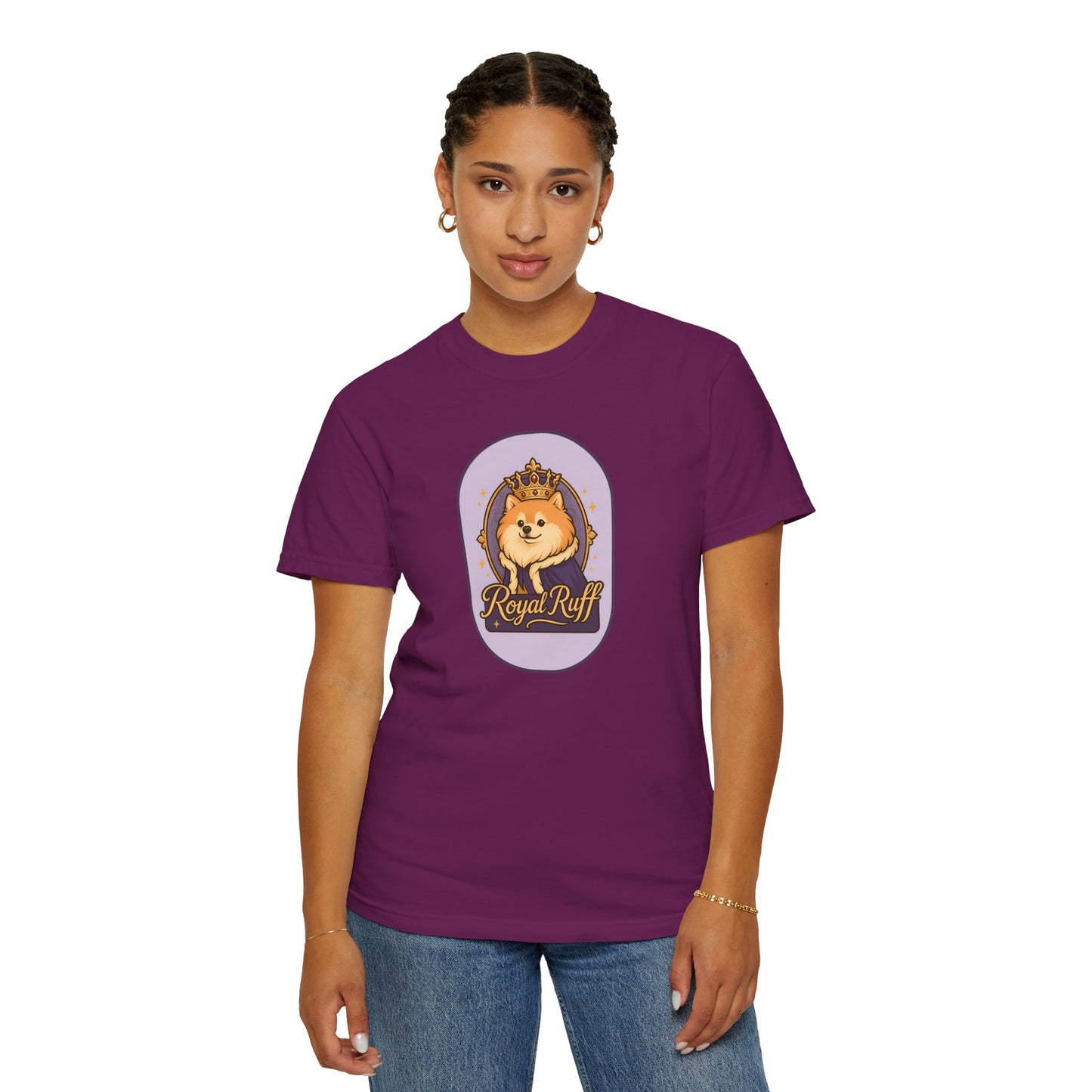 Dog Lover's Royal Ruff T-Shirt - Unisex Funny Pet Tee, Gift for Dog Parents, Cute Animal Shirt, Pet Memorial, Birthday Gift