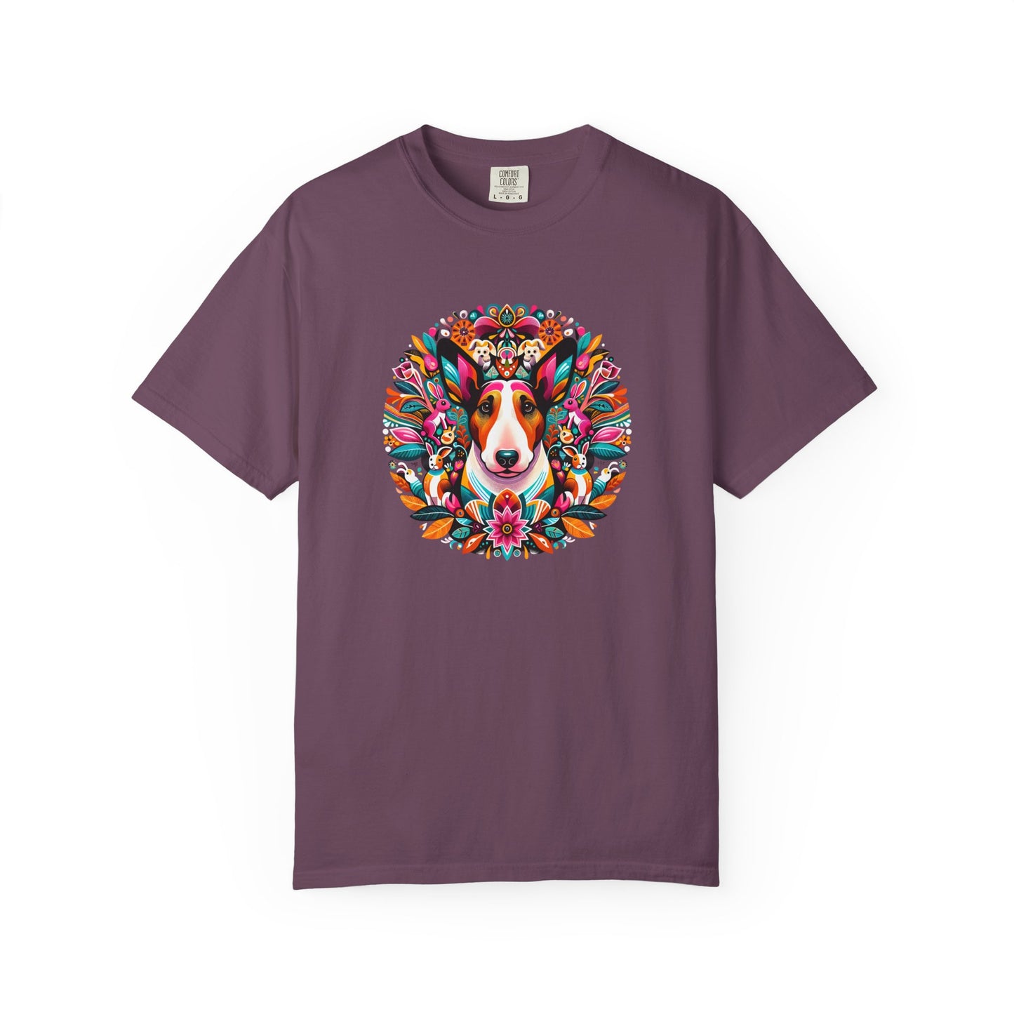 Colorful Dog Lover T-Shirt | Unisex Garment-Dyed Tee