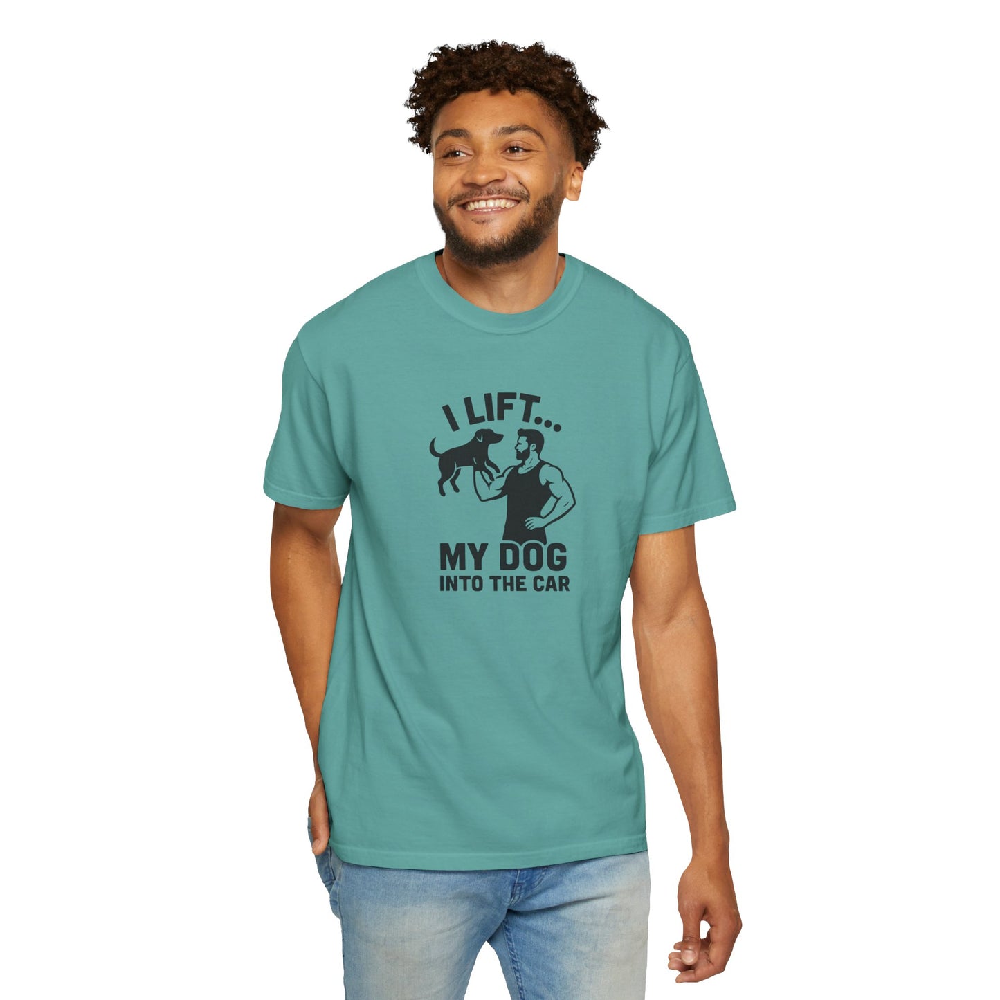 I Lift... Dog Dad T-Shirt