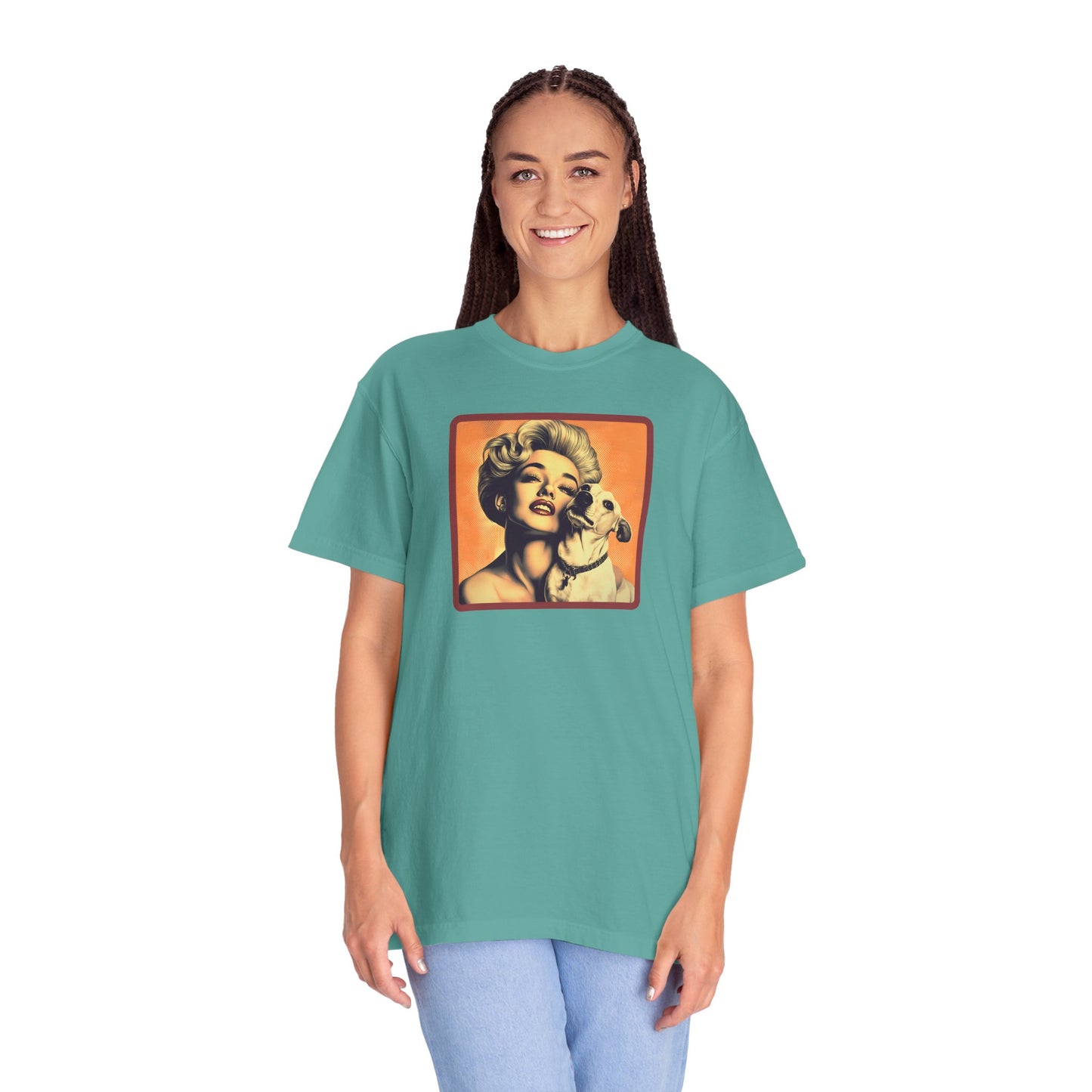 Vintage Poster T-Shirt - Unisex Garment-Dyed Tee