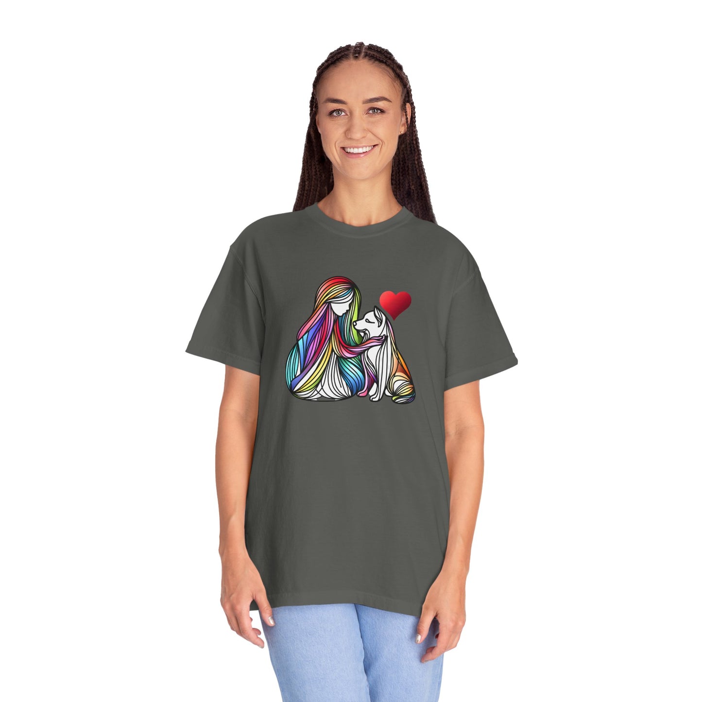 Colorful Dog Love T-Shirt