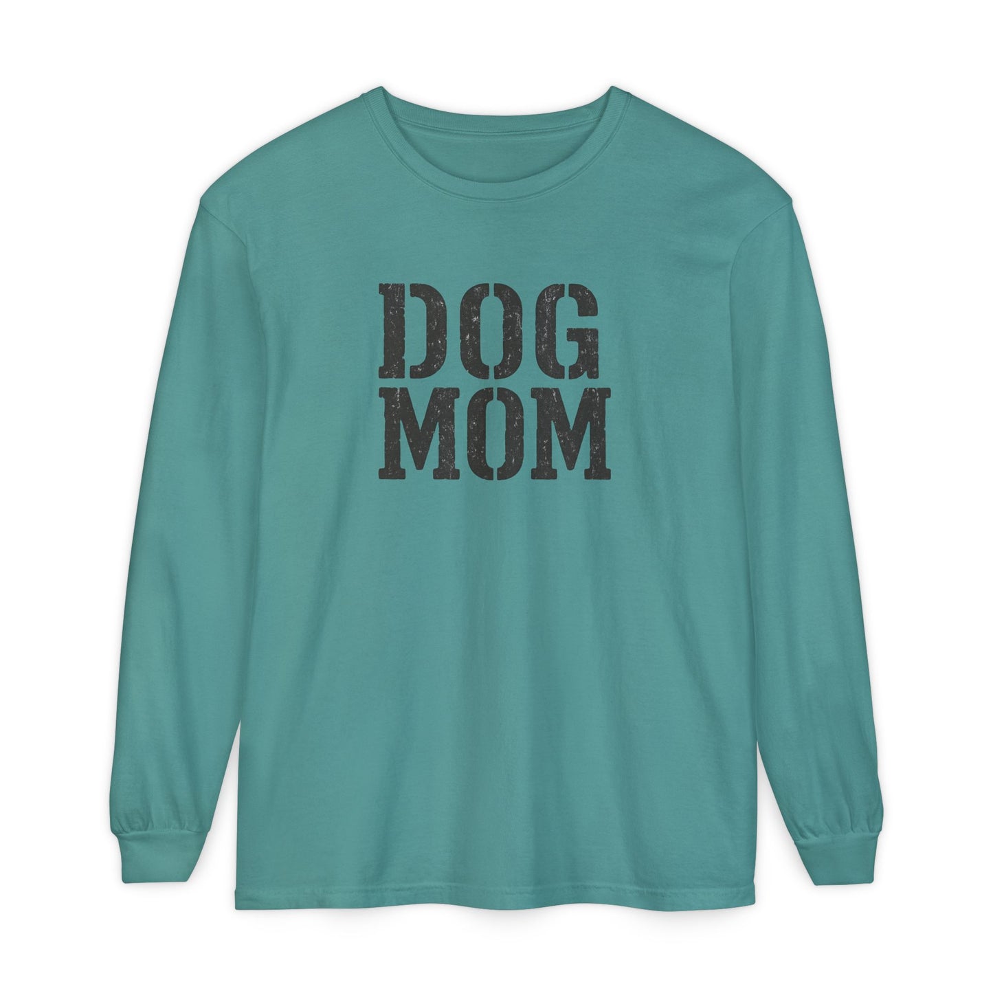 Dog Mom Long Sleeve T-Shirt | Gift for Dog Lovers, Casual Wear, Pet Owner Apparel, Perfect for Birthdays, Mother’s Day