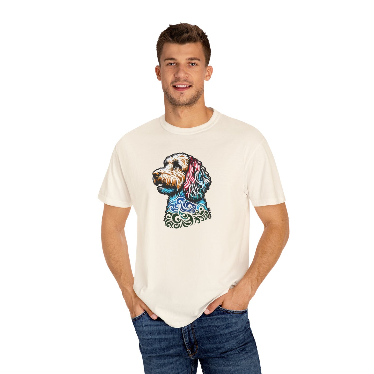 Labradoodle Love Tee – Color Splash Edition