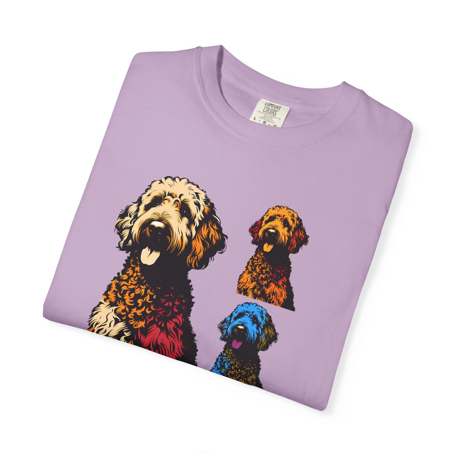 Labradoodle Love Tee – Color Splash Edition