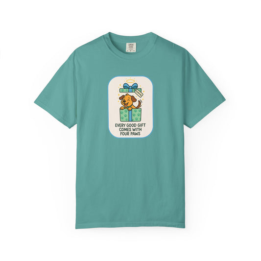 Dog Lover's Gift Tee - Every Good Gift Comes with Four Paws, Pet Owners, Animal Lover Shirt, Unique Gift for Dog Lovers, Casual [...]