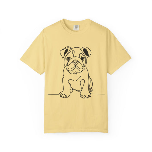Adorable Bulldog Graphic Unisex T-Shirt