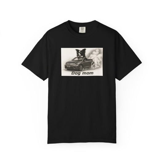 Dog Mom - Border Collie - “Cool Dogs in Cool Cars” T-Shirt Collection! 🐶🚗