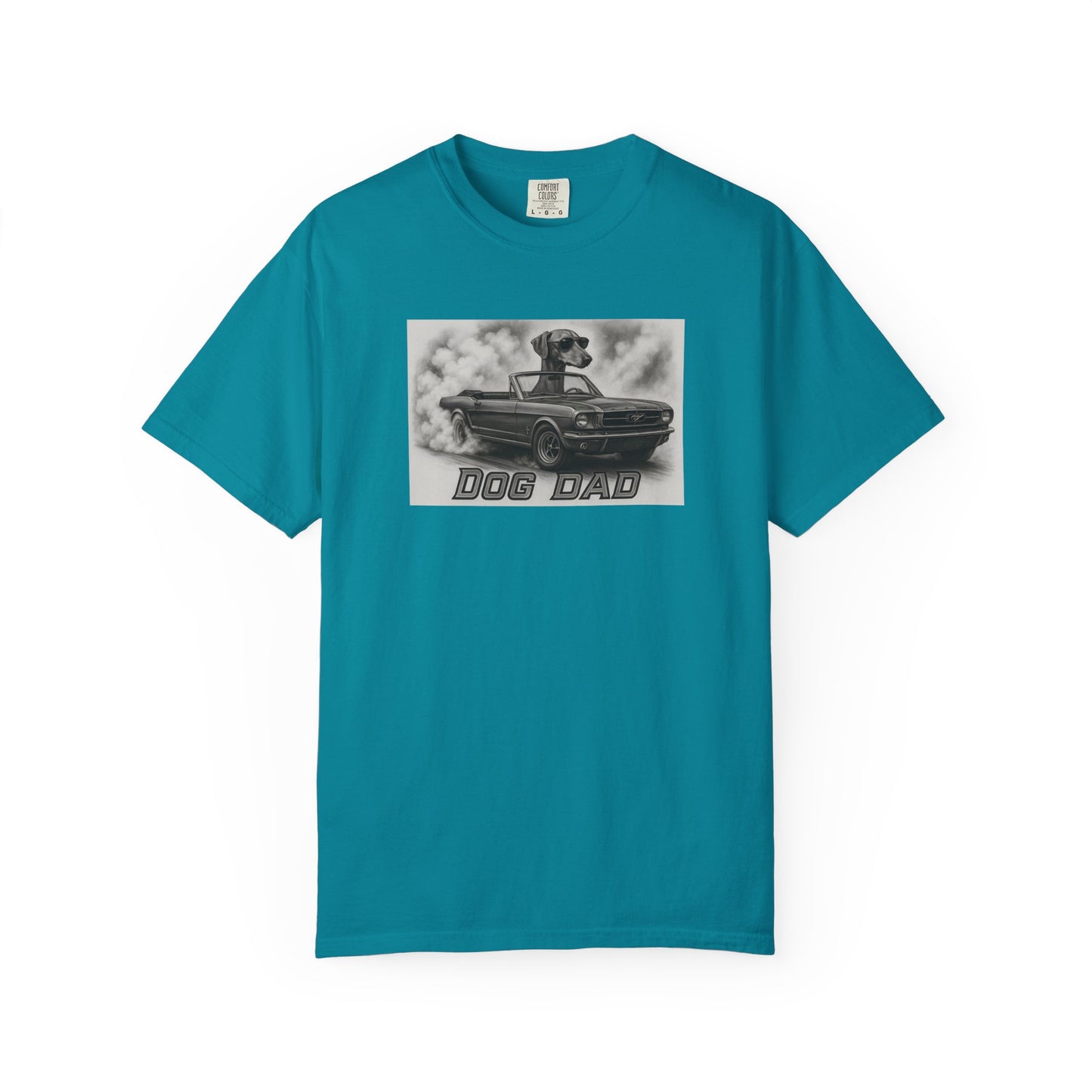 Dog Dad - Azawakh - Cool Dogs in Cool Cars T-Shirt Collection | Funny Dog Lover Apparel for Men