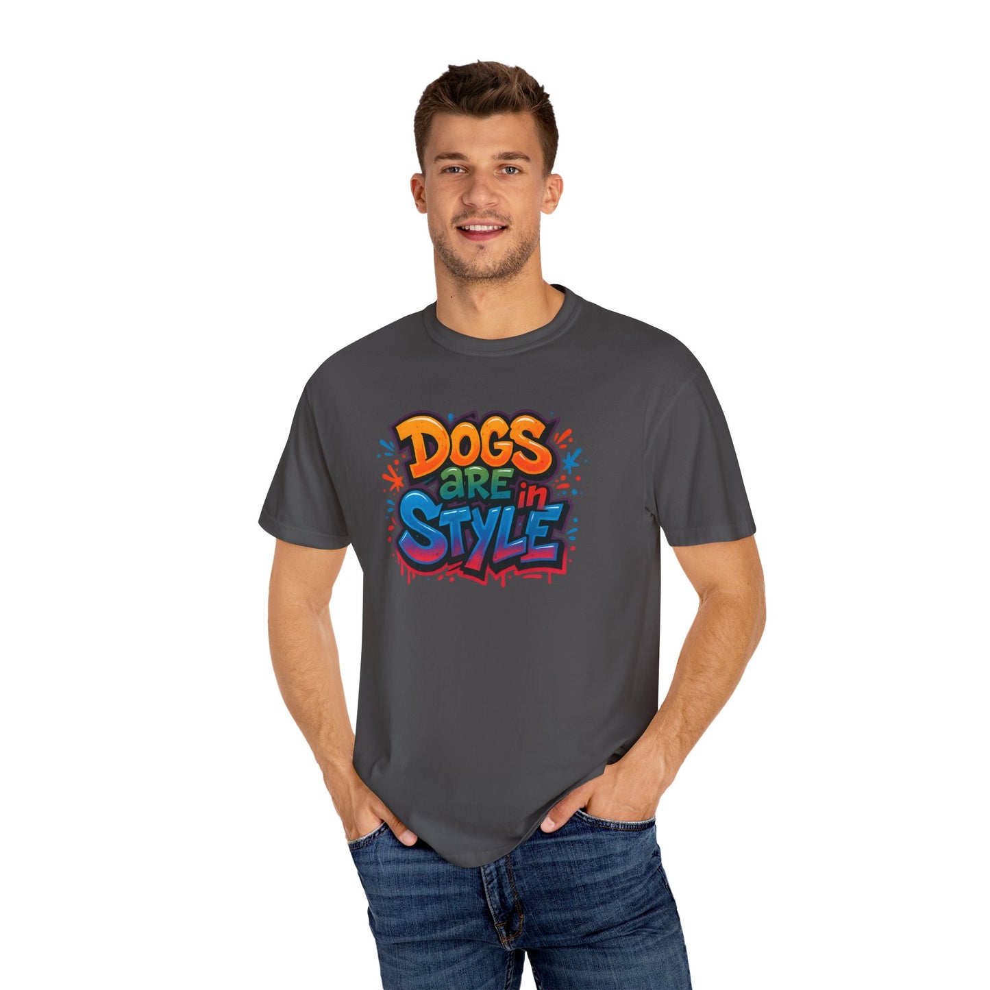 Stylish Dog Lovers T-Shirt - "Dogs are in STYLE"