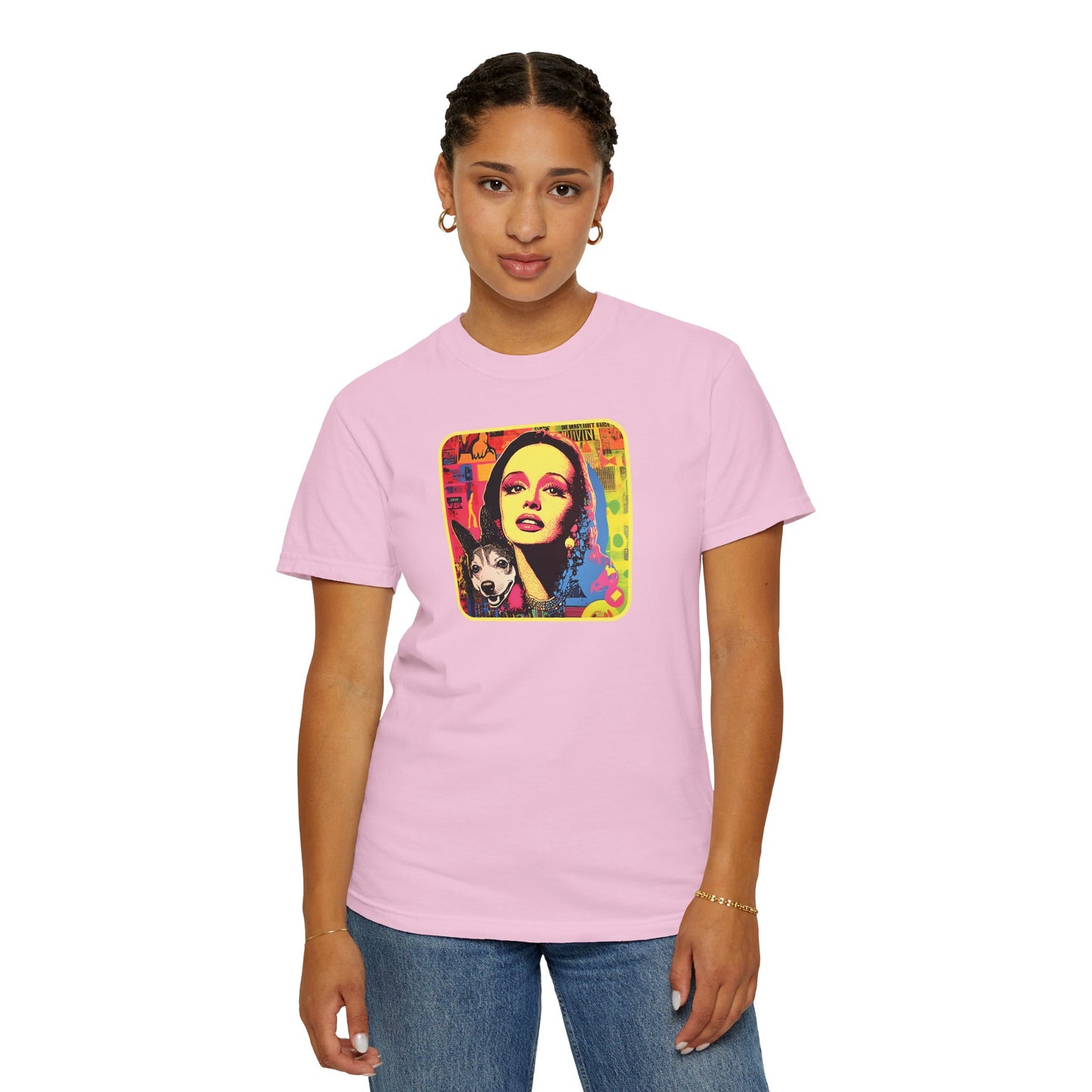 Pop Art Mom and Dog T-Shirt