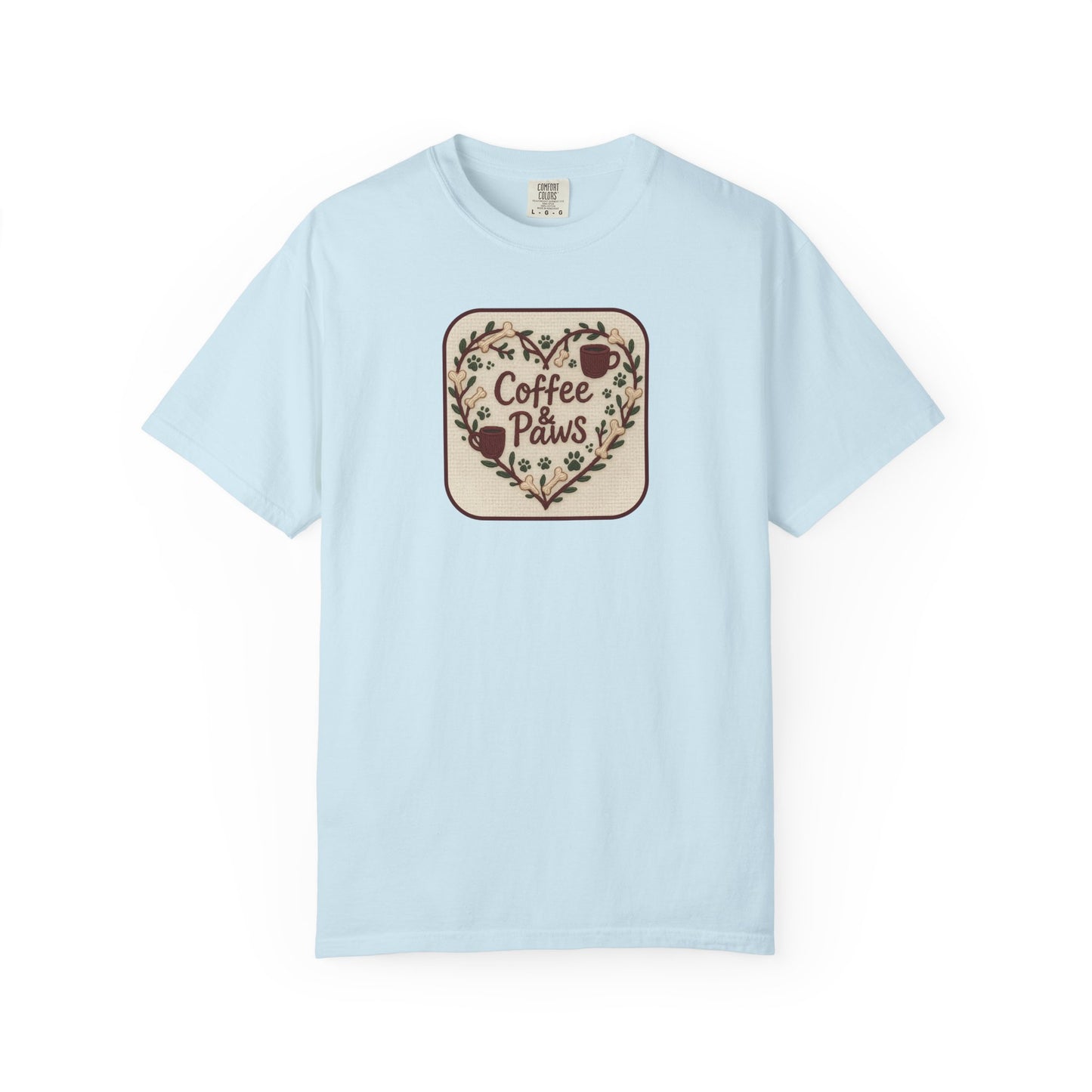 Coffee and Paws Graphic T-shirt