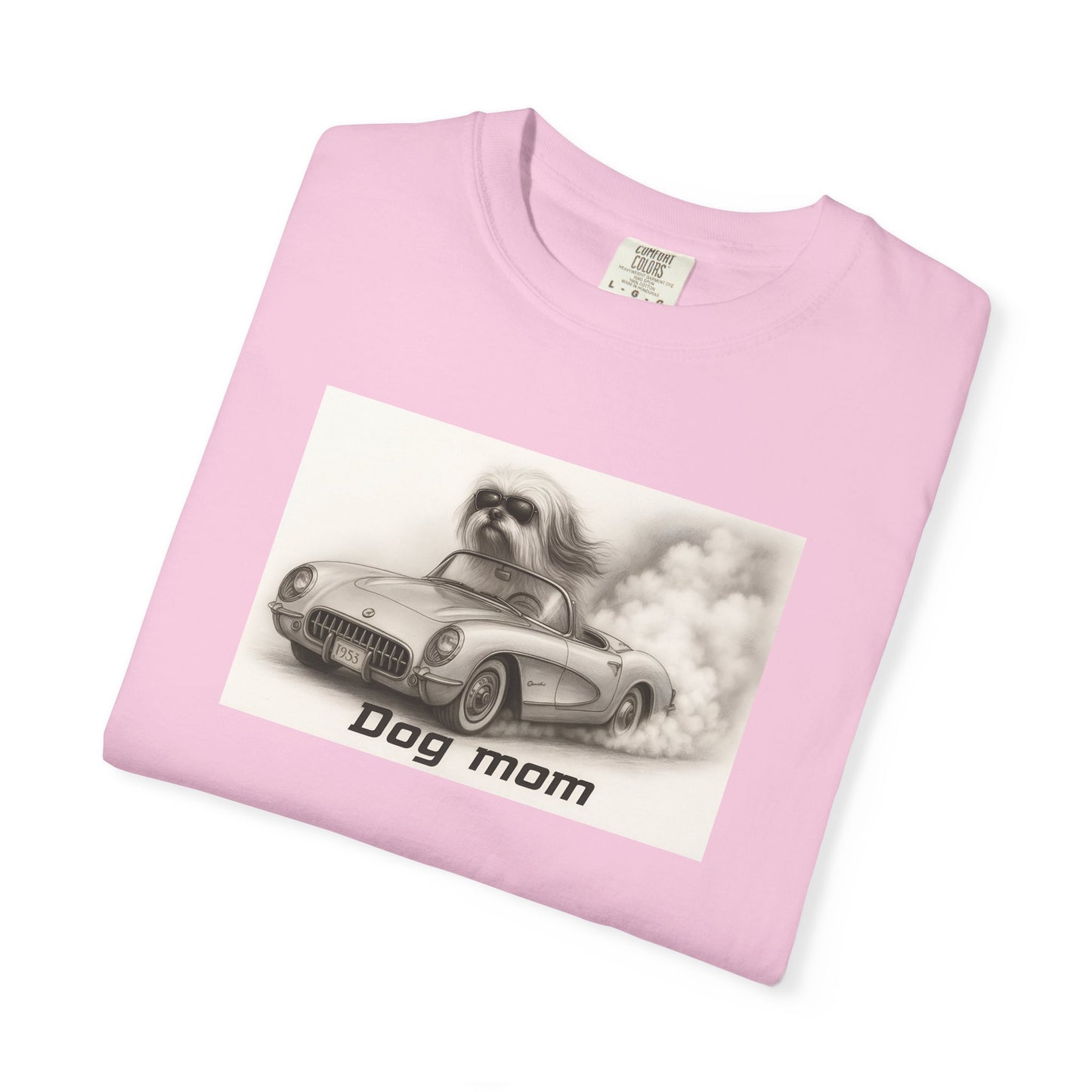 Dog Mom - Lhasa Apso- “Cool Dogs in Cool Cars” T-Shirt Collection! 🐶🚗