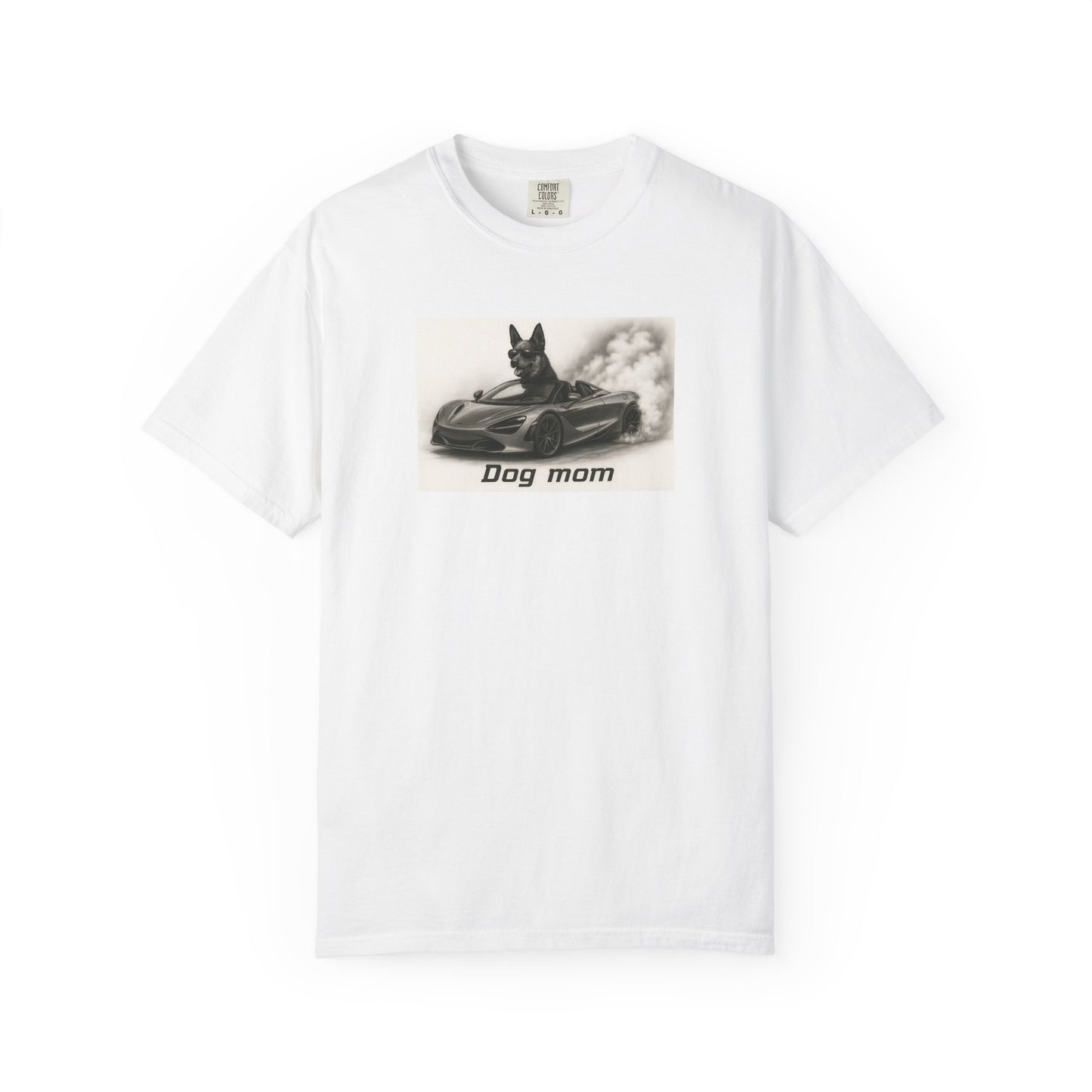 Dog Mom - Blue Heeler - “Cool Dogs in Cool Cars” T-Shirt Collection