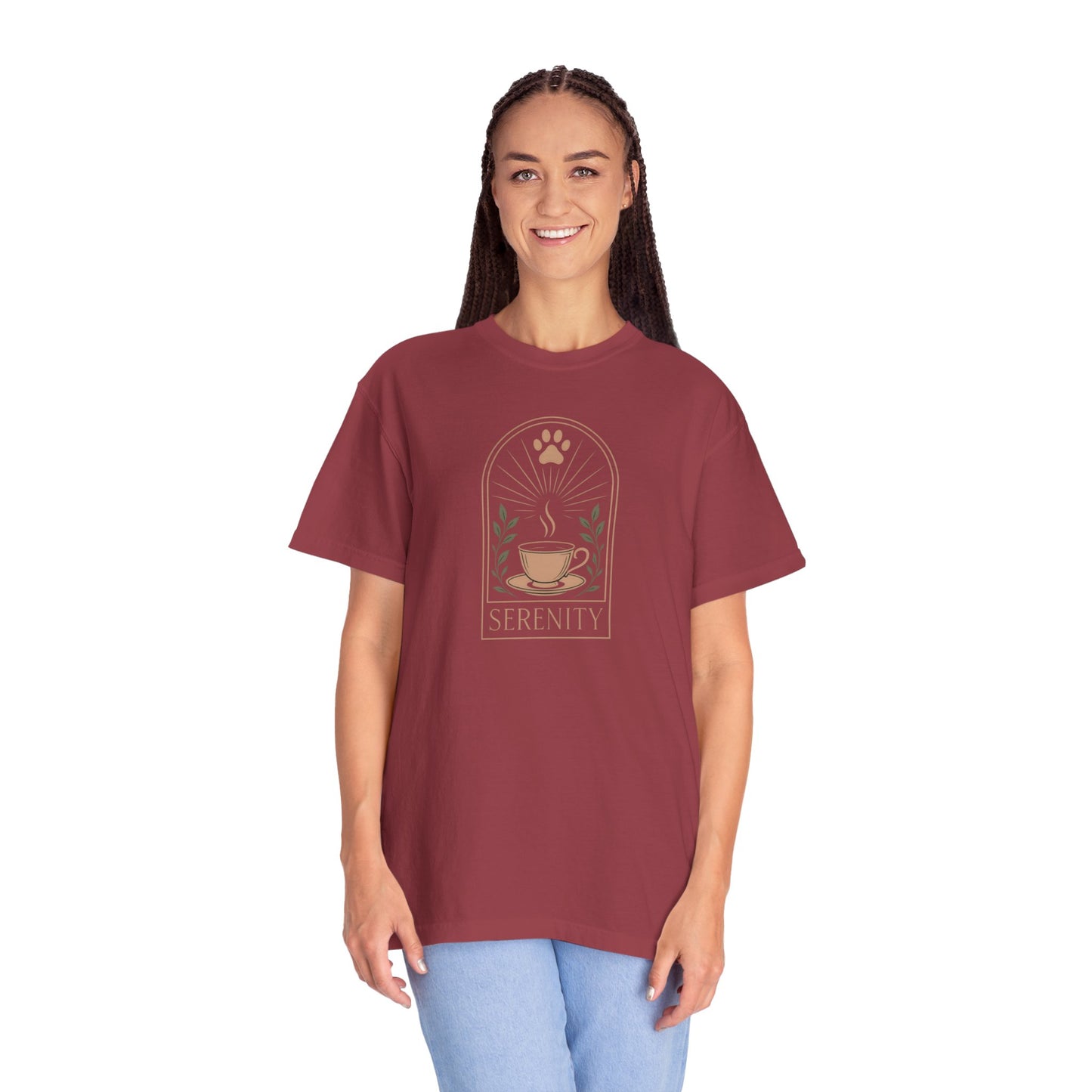 Serenity Coffee and Paws T-Shirt