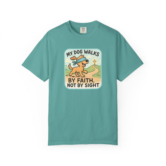 Faith-Inspired Dog Lover T-Shirt, Pet Owner Gifts, Cute Dog Apparel, Faith and Pets Merchandise, Casual Summer Wear
