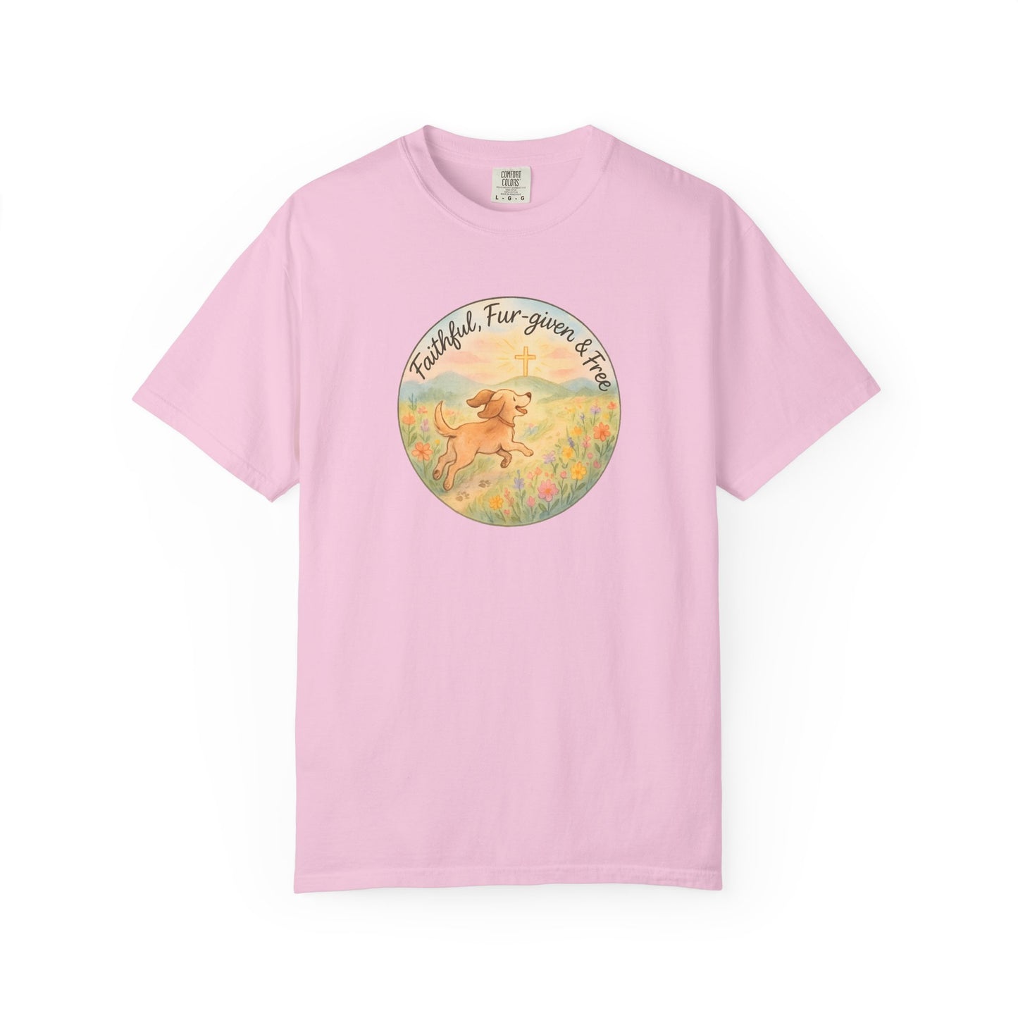 Faithful Dog Lover T-Shirt, Garment-Dyed Tee, Perfect Gift for Dog Owners, Pet Lovers, Animal Rescue Advocates, Casual Wear