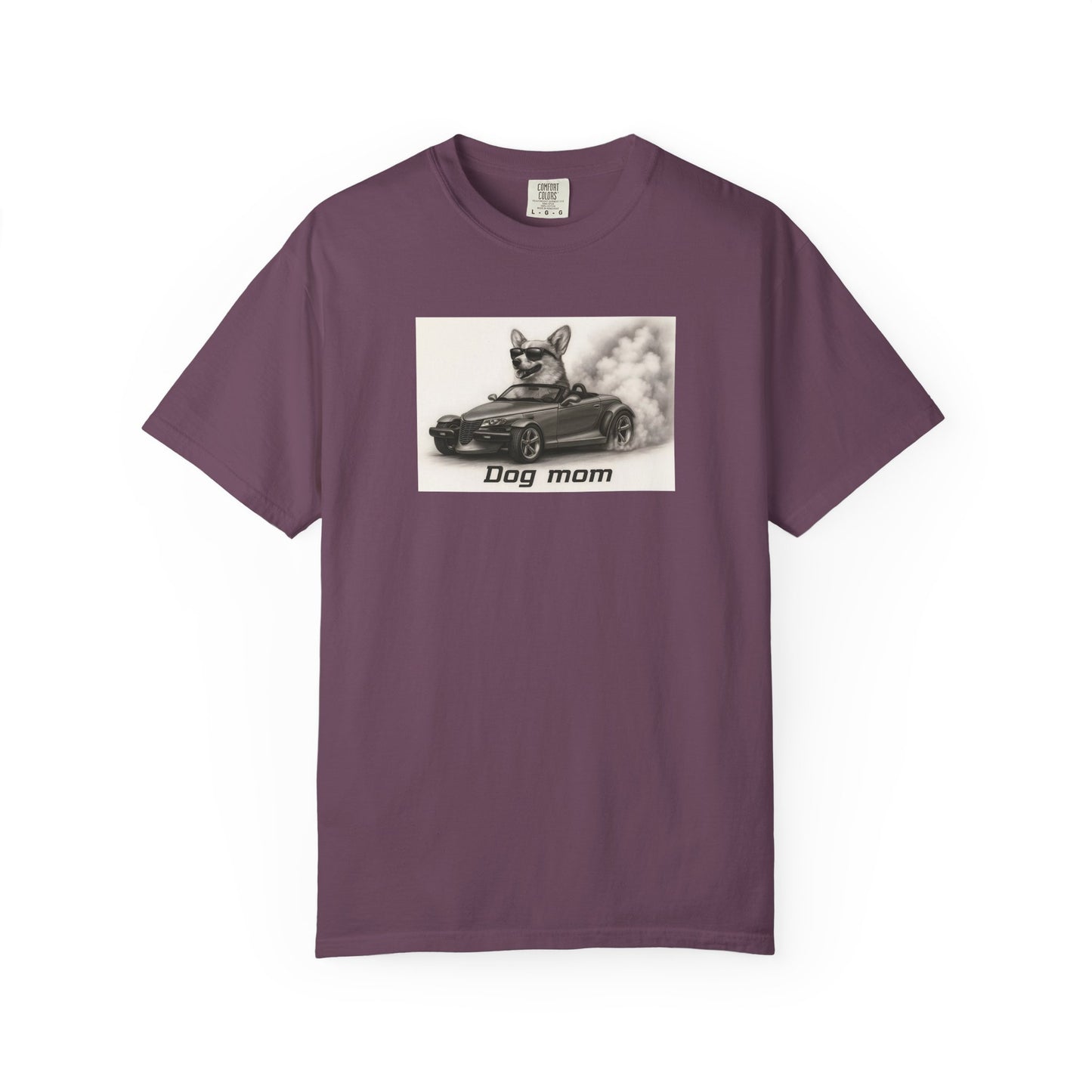 Dog Mom - Corgi - “Cool Dogs in Cool Cars” T-Shirt Collection